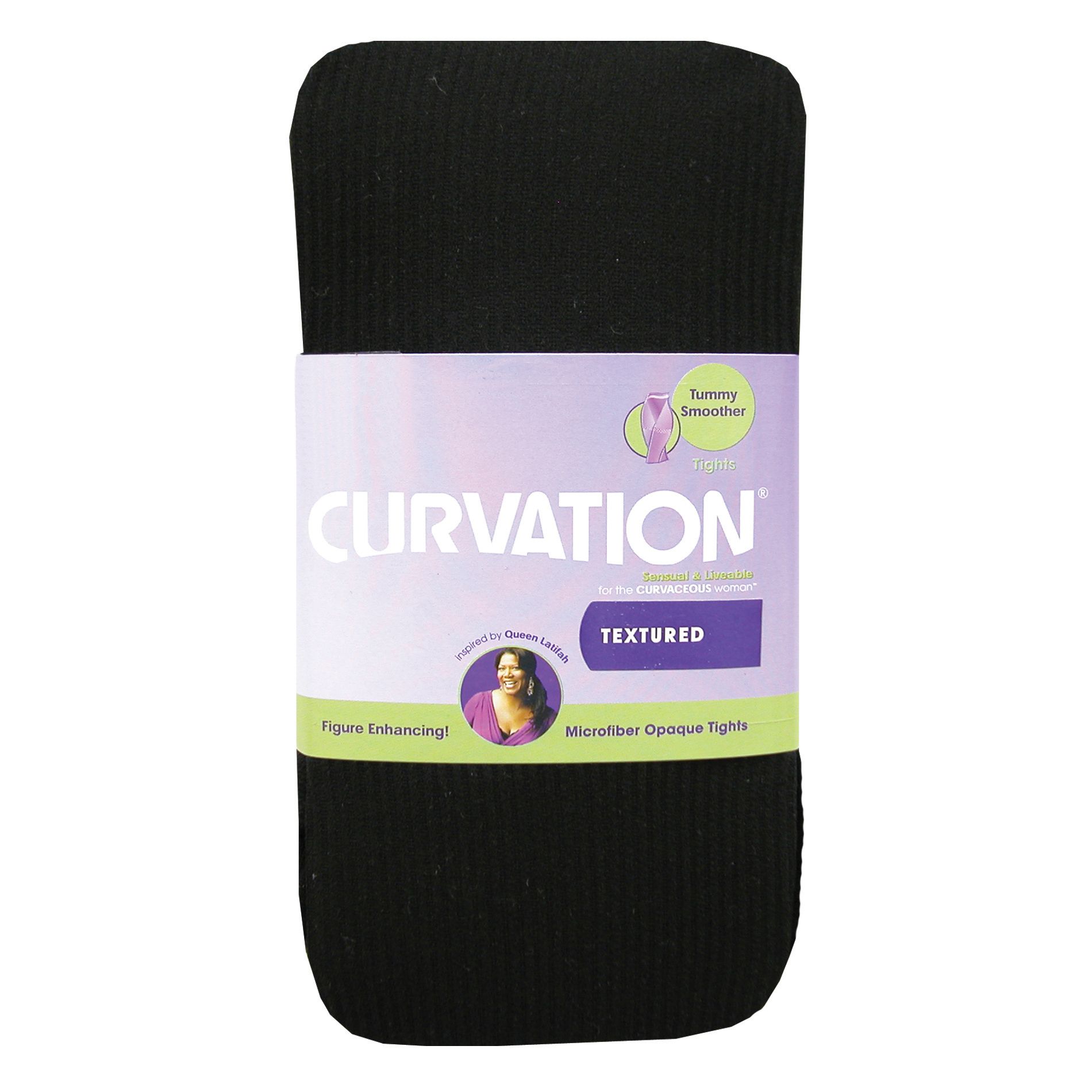 Curvation Women&#39;s Textured Tummy Smoother Tights