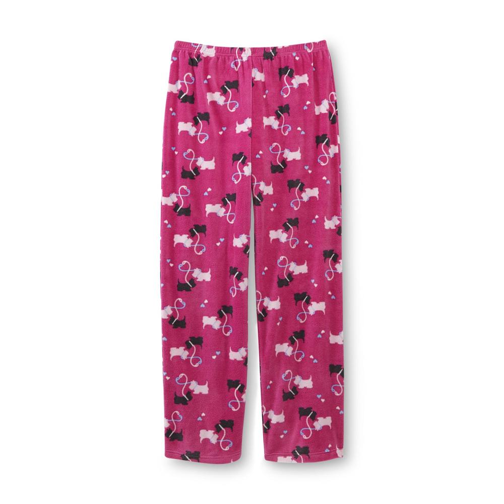 Pink K Women's Pajama Top & Pants - Scottie Dogs
