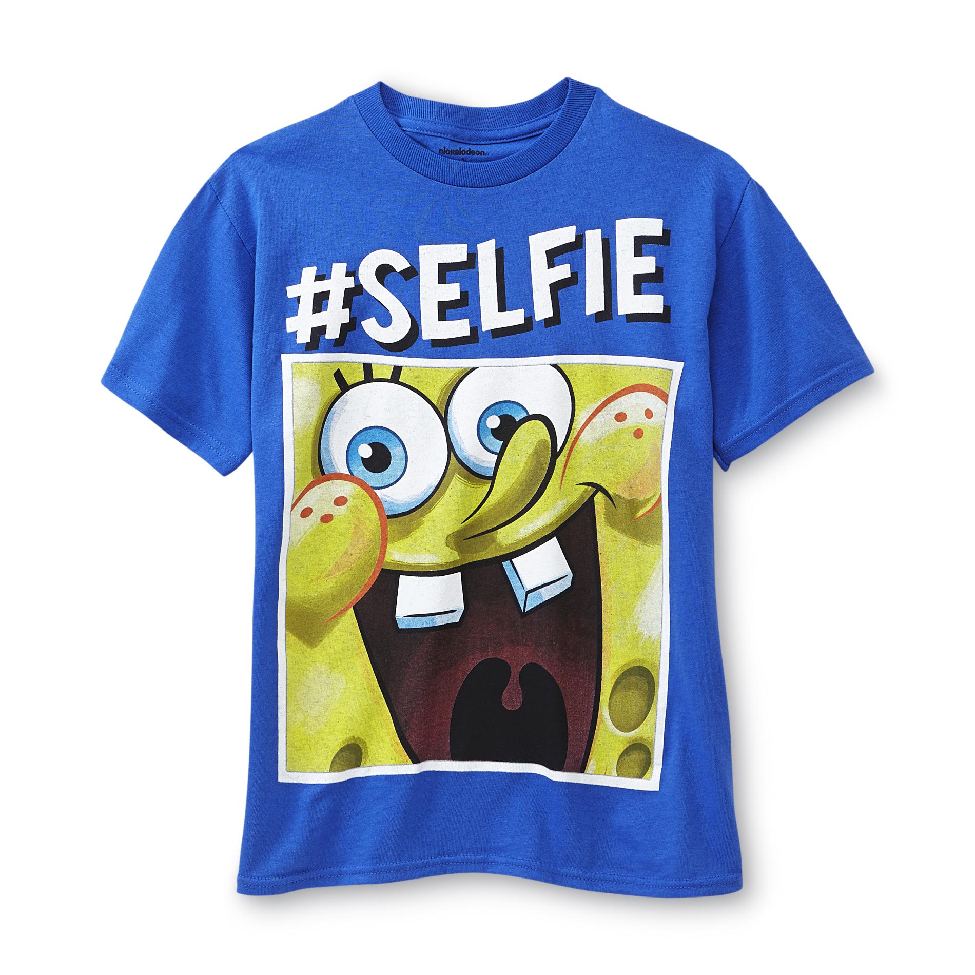 Nickelodeon SpongeBob SquarePants Boy's Graphic T-Shirt - Selfie