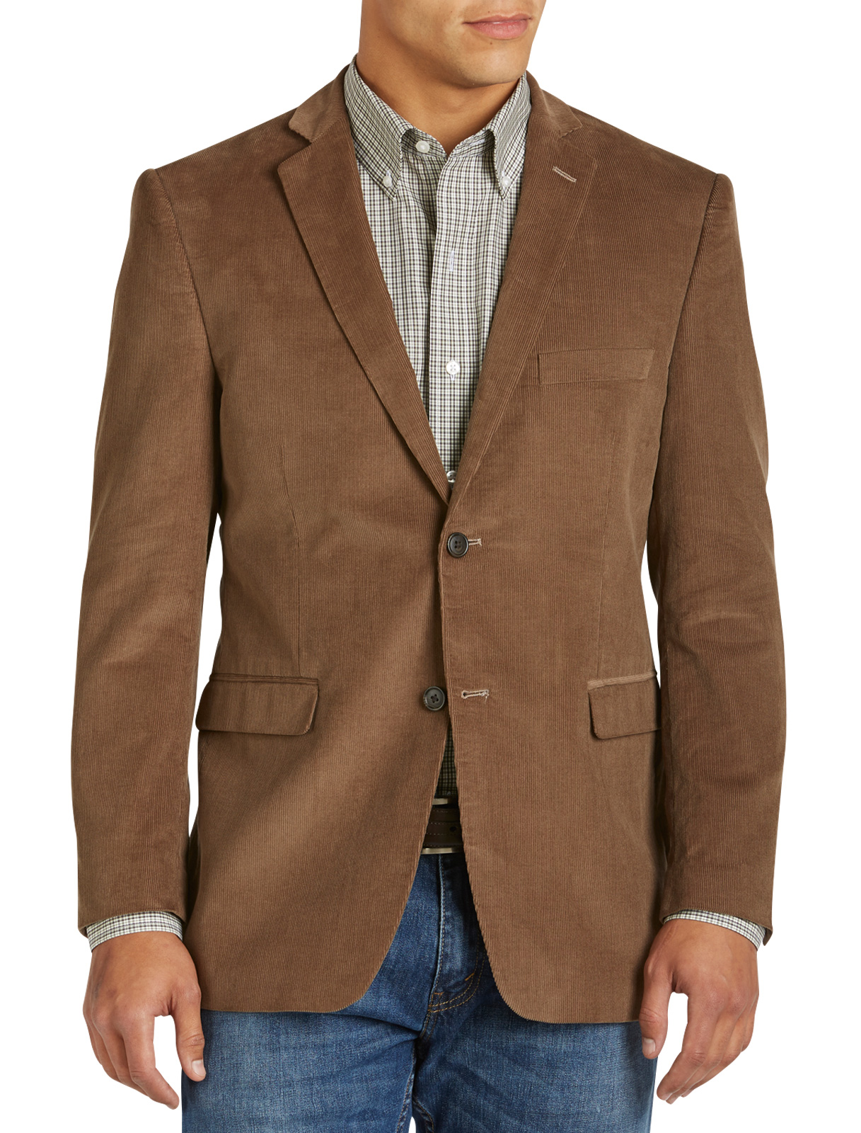 Oak Hill Men's Big and Tall Washed Corduroy Sport Coat | Shop Your Way ...