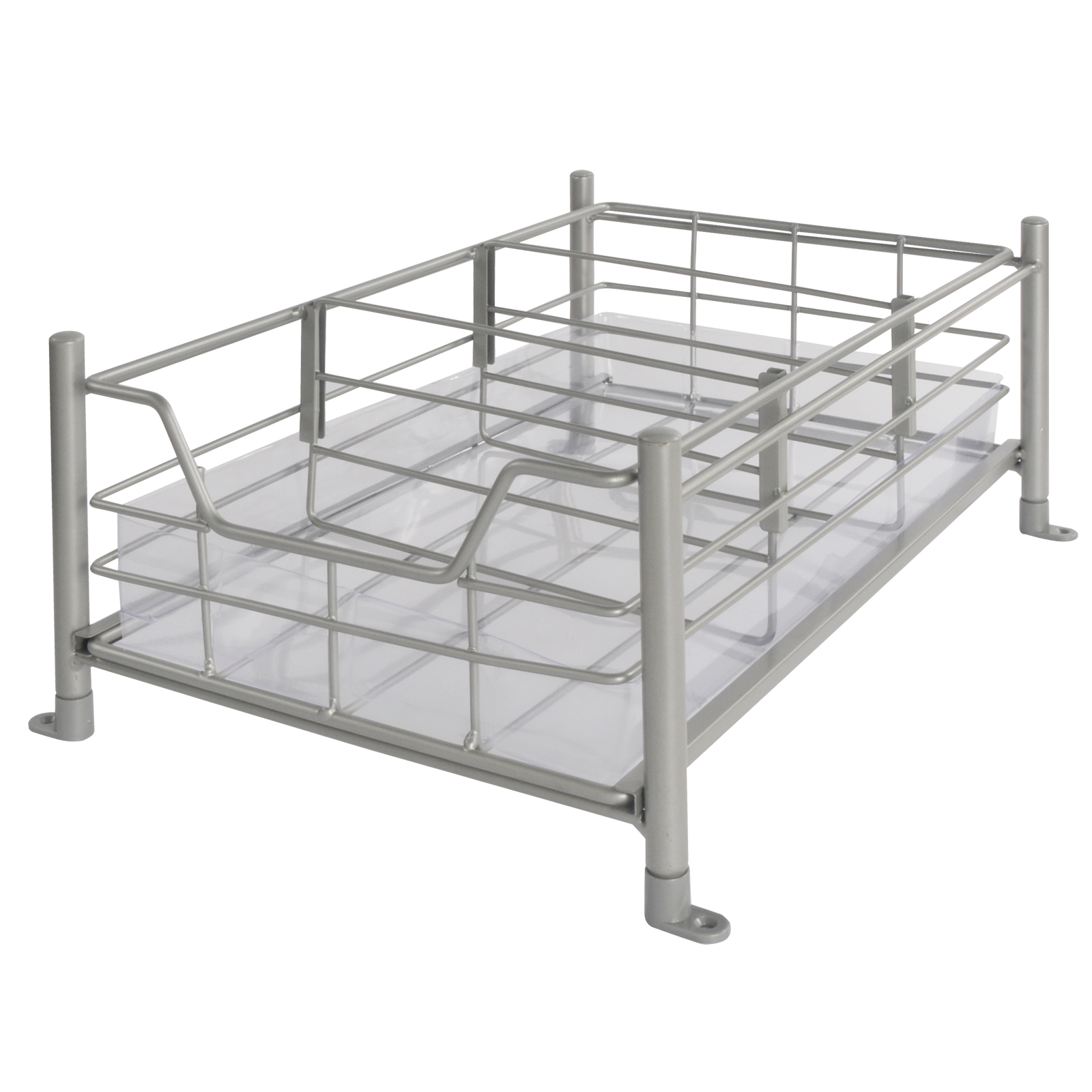 Exquisite Small Sliding Under Cabinet Organizer Silver Exquisite Small Sliding Under Cabinet Organizer Silver