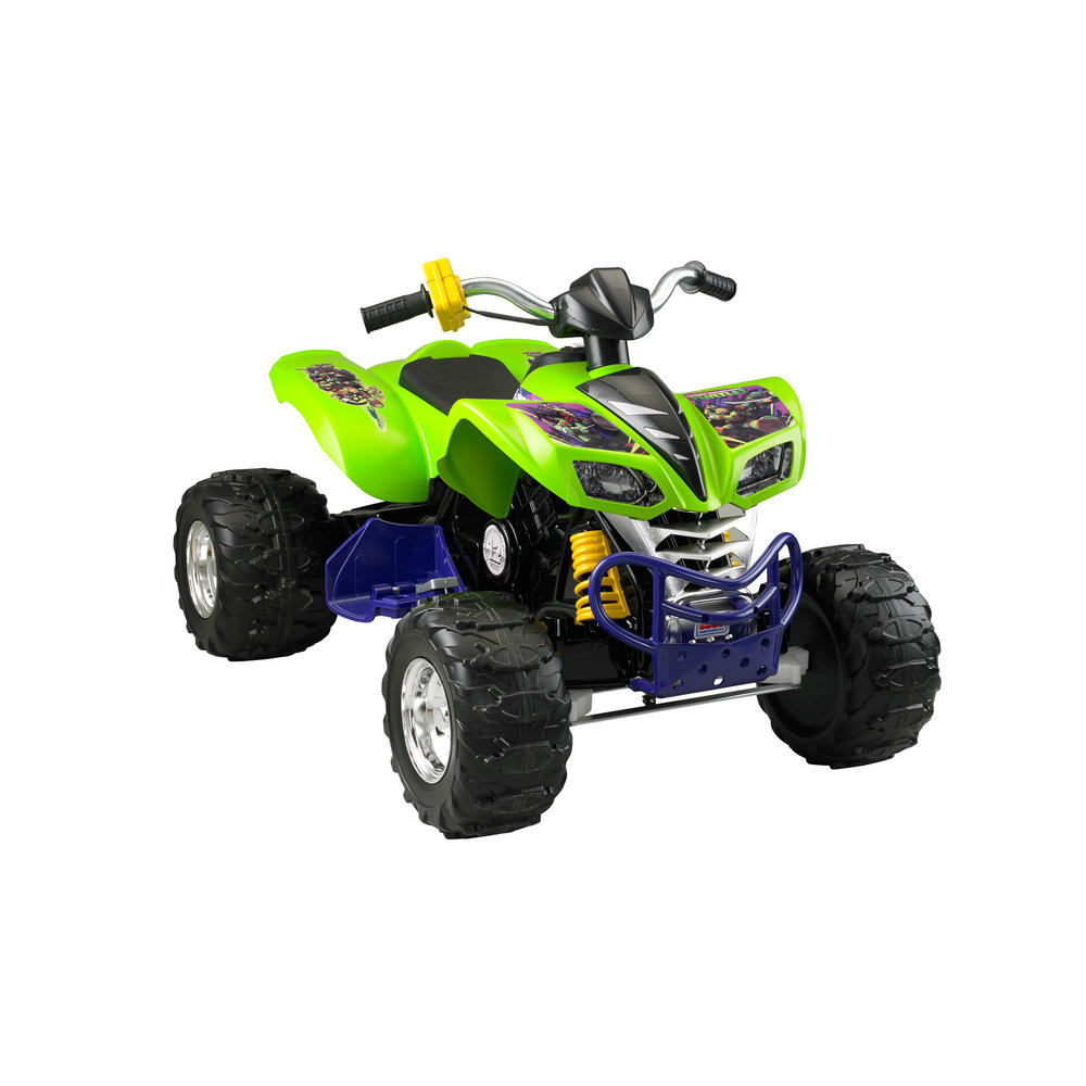 Power Wheels 12V Battery Toy Ride-On -  Teenage Mutant Ninja Turtles Kawasaki KFX by Fisher Price