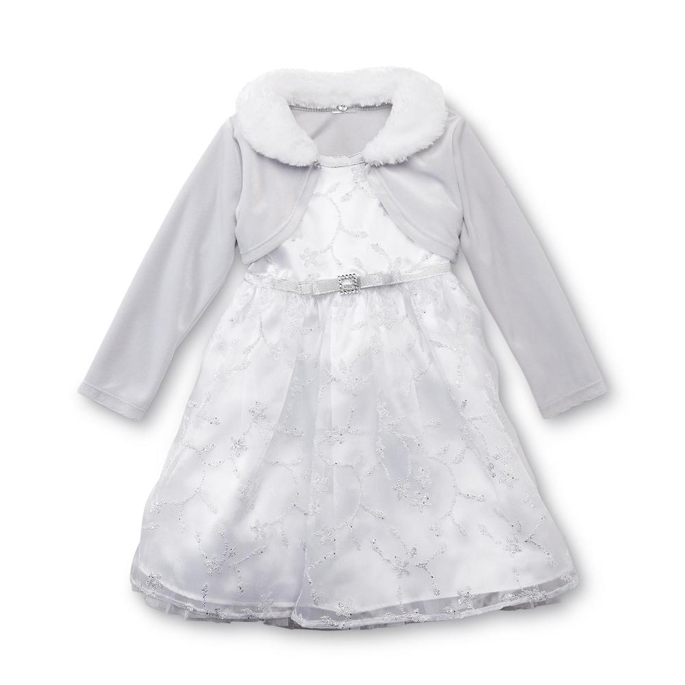 Youngland Toddler Girl's Occasion Dress & Jacket - Floral Print
