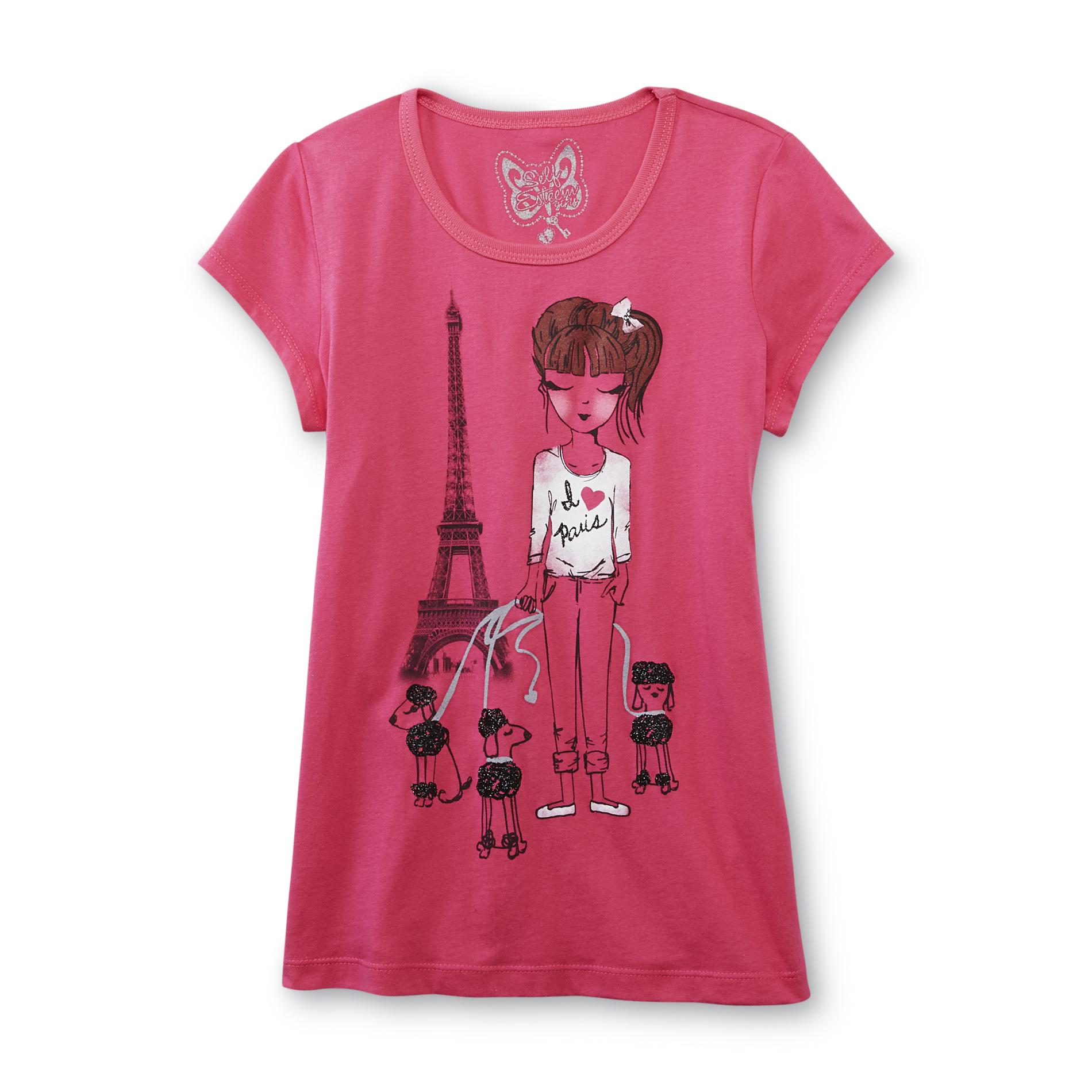 Self Esteem Girl's Graphic T-Shirt - Paris