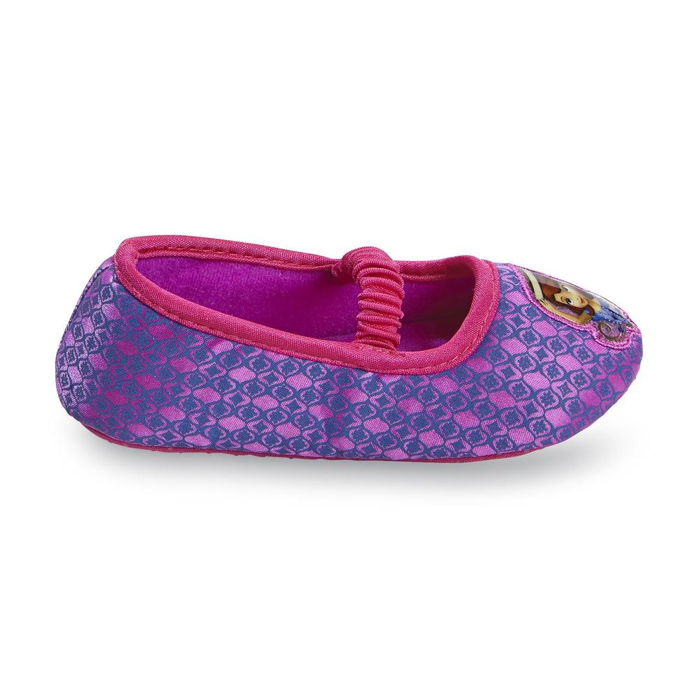 Disney Toddler Girl's Sofia The First Mary Jane Purple/Pink Slipper