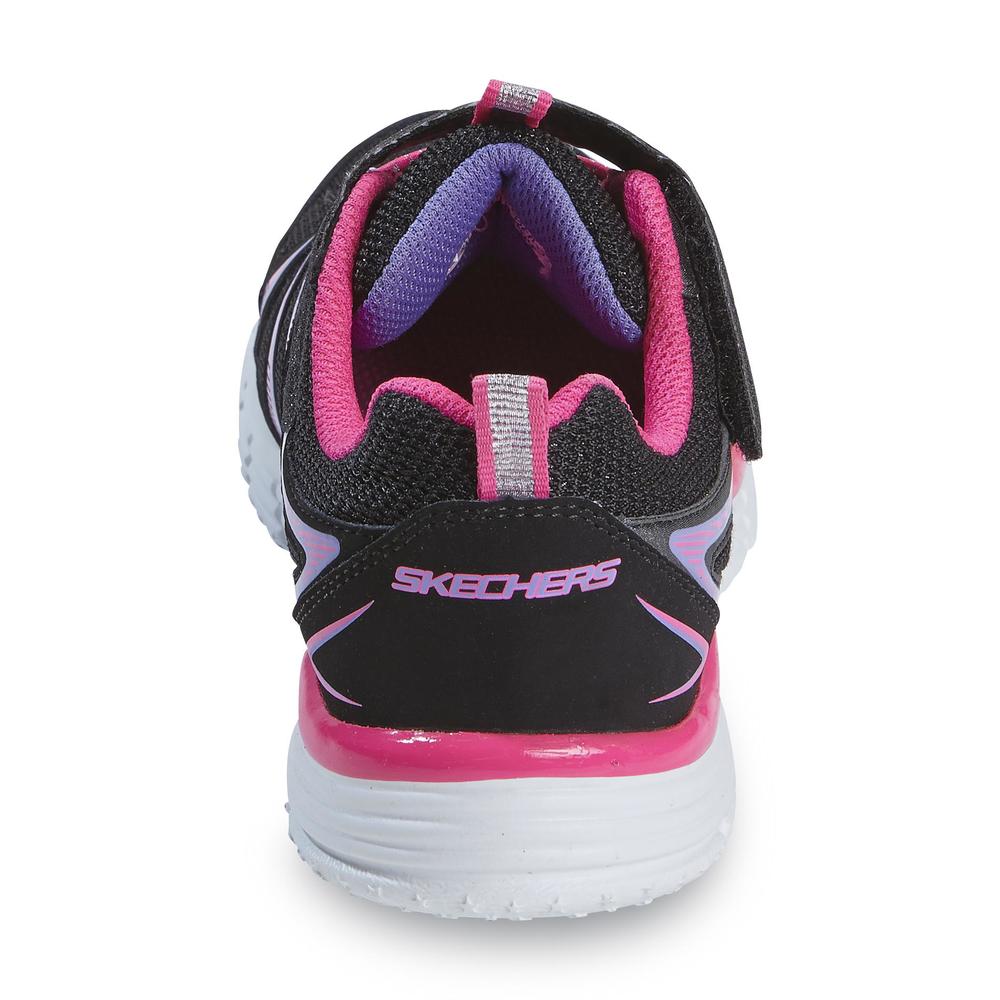 Skechers Girl's Ecstatix - Wunderspark Black/Pink/Purple Athletic Shoe