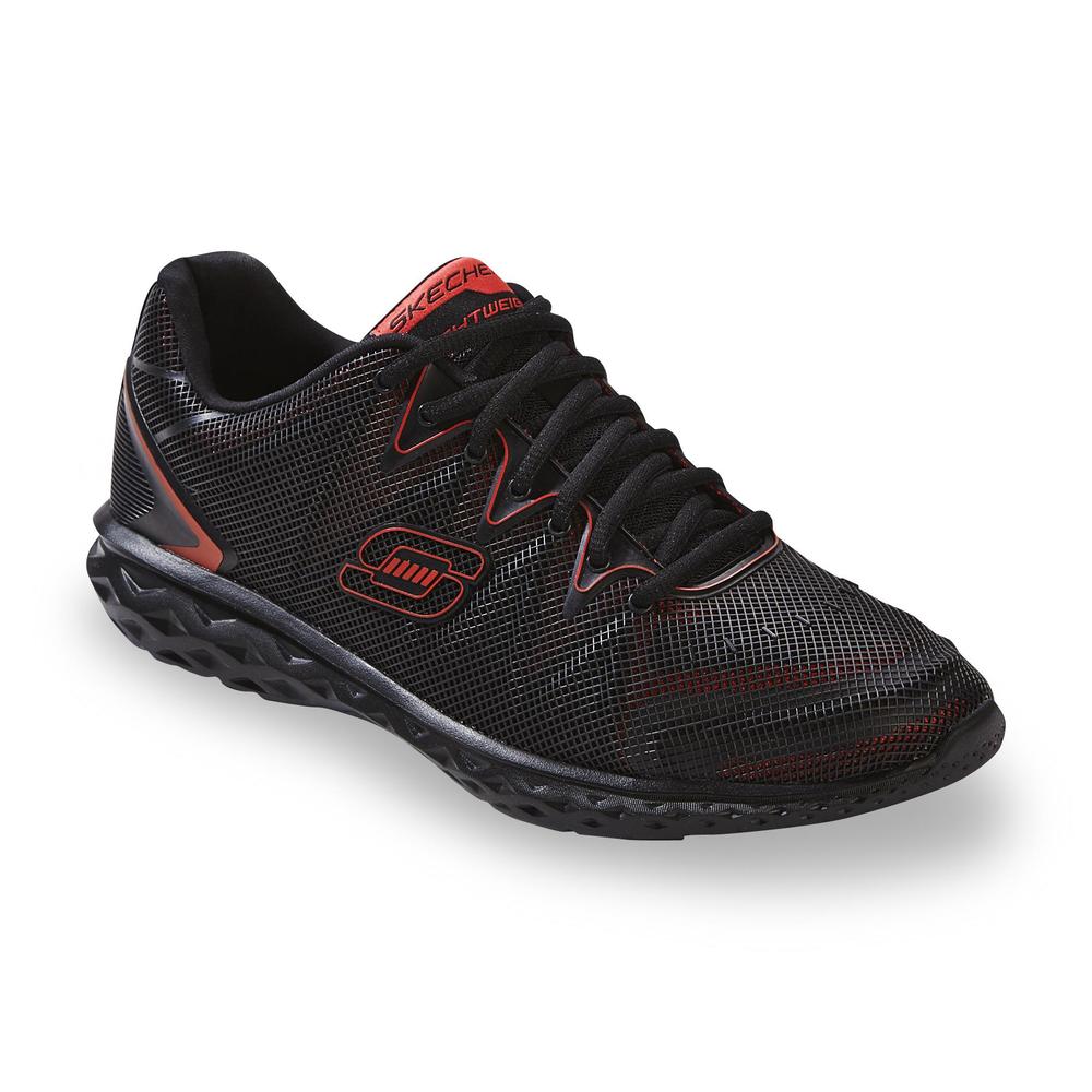 Skechers Men's Propulsion Black/Red Running Shoe
