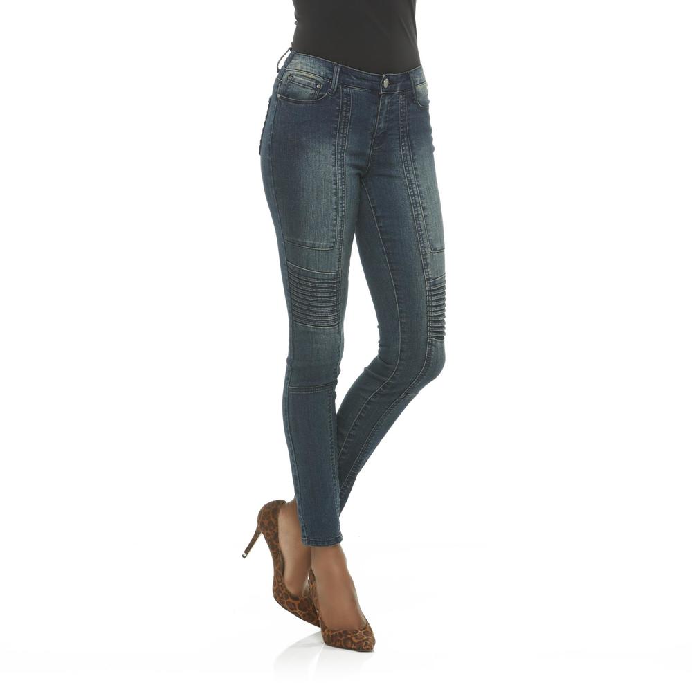 Kardashian Kollection Women's Kim Curvy Skinny Jeans - Pleated