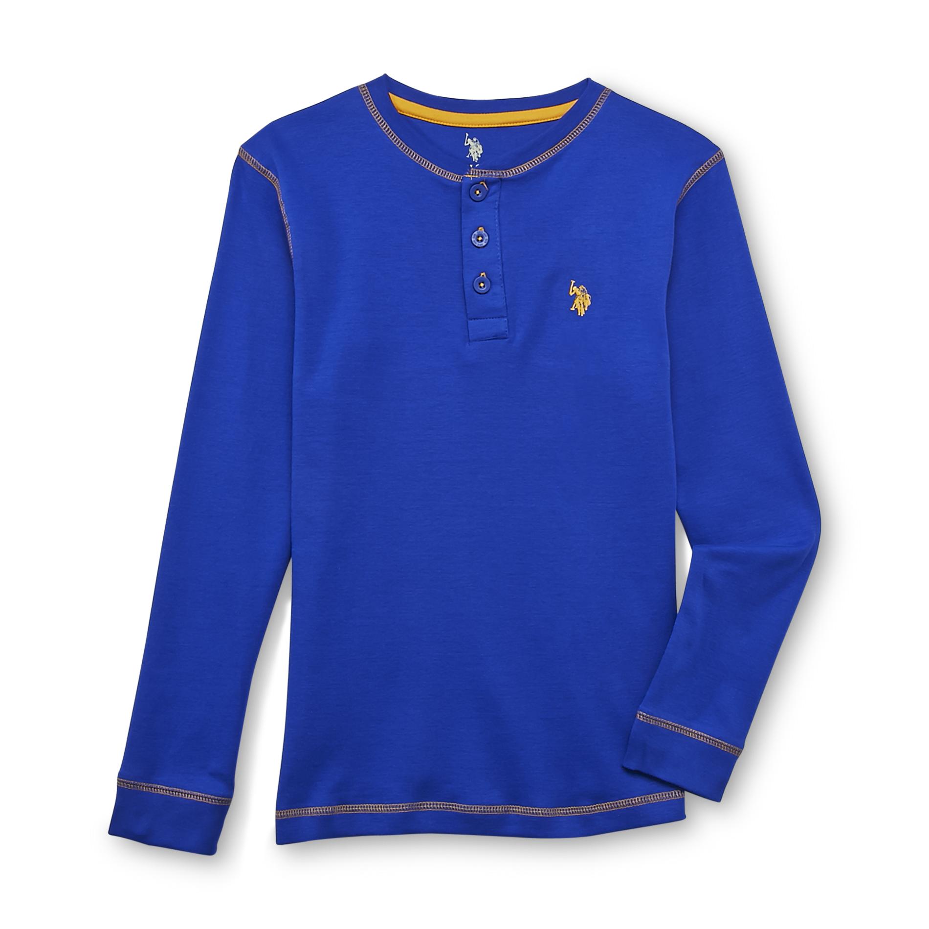 U.S. Polo Assn. Boy's Henley Shirt