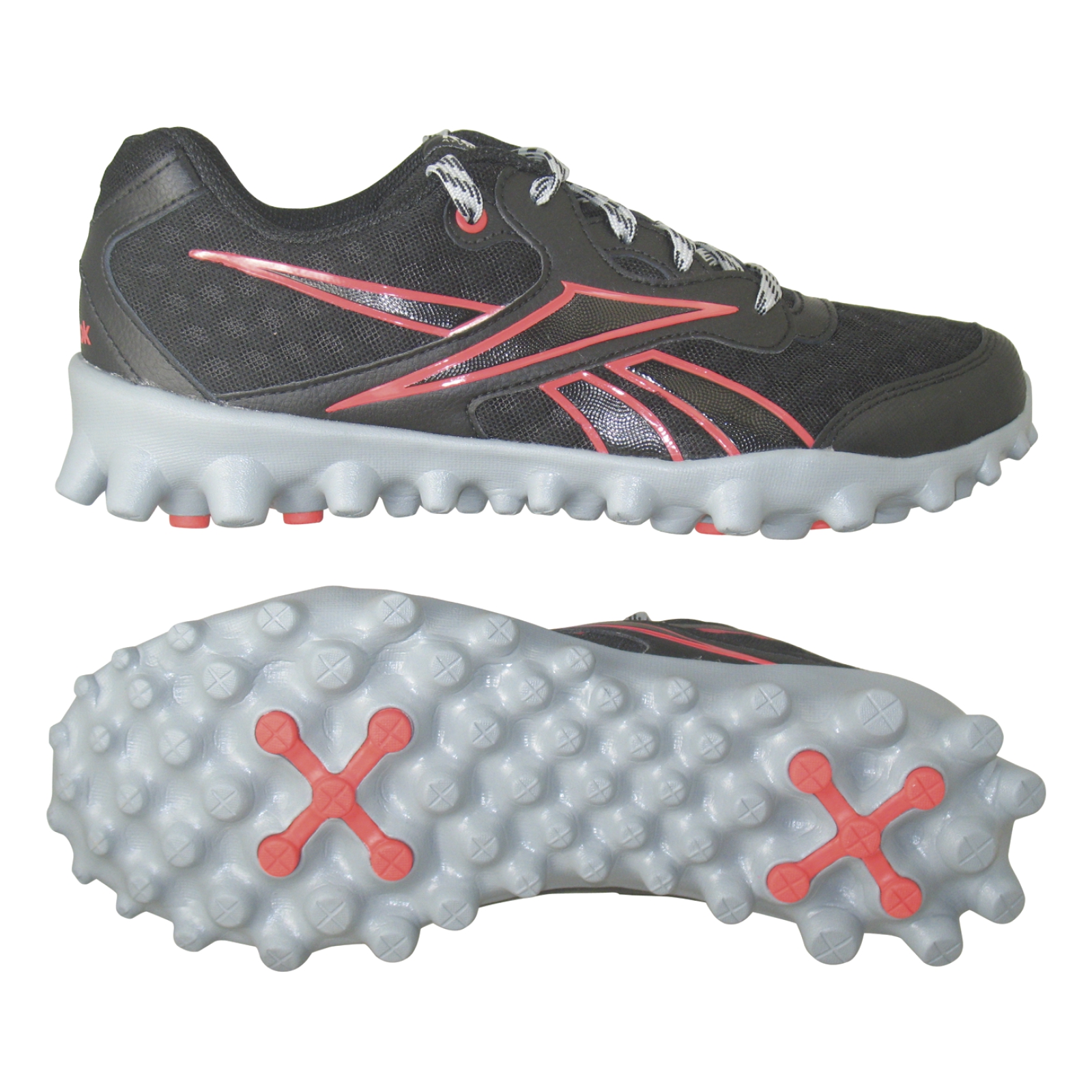 Reebok Girl's Explorer 67 Black/Pink Athletic Shoe