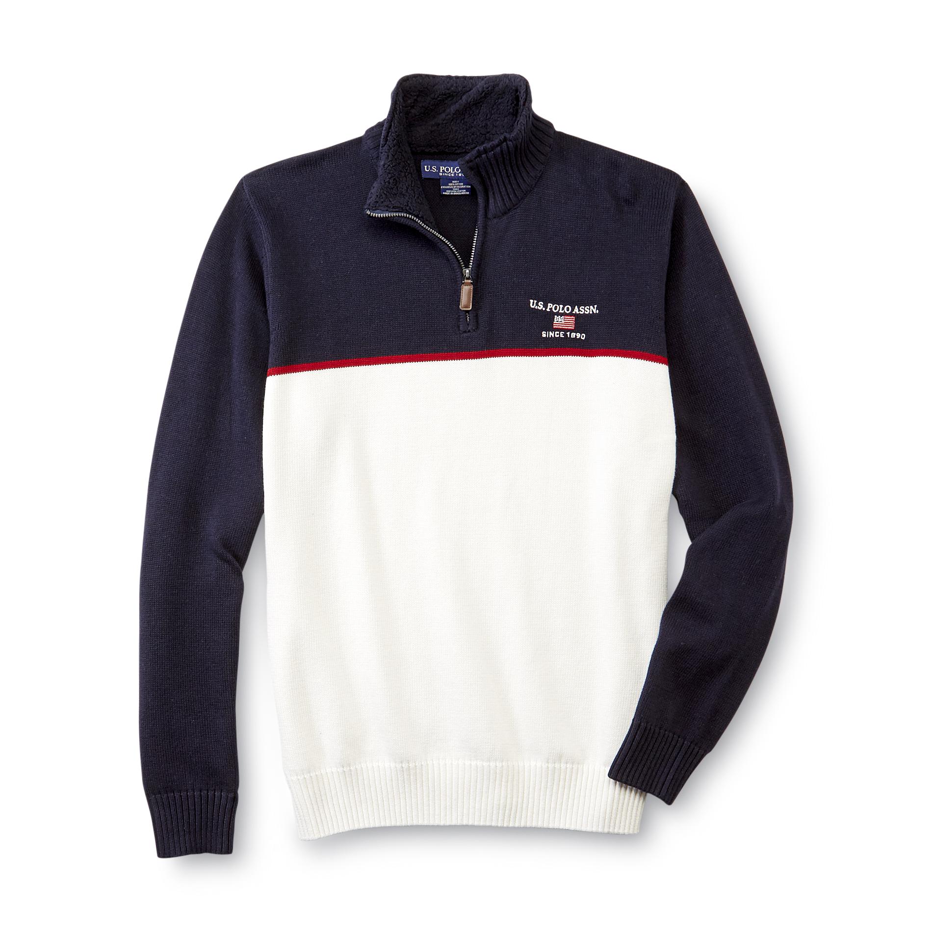 U.S. Polo Assn. Men's Quarter-Zip Sweater