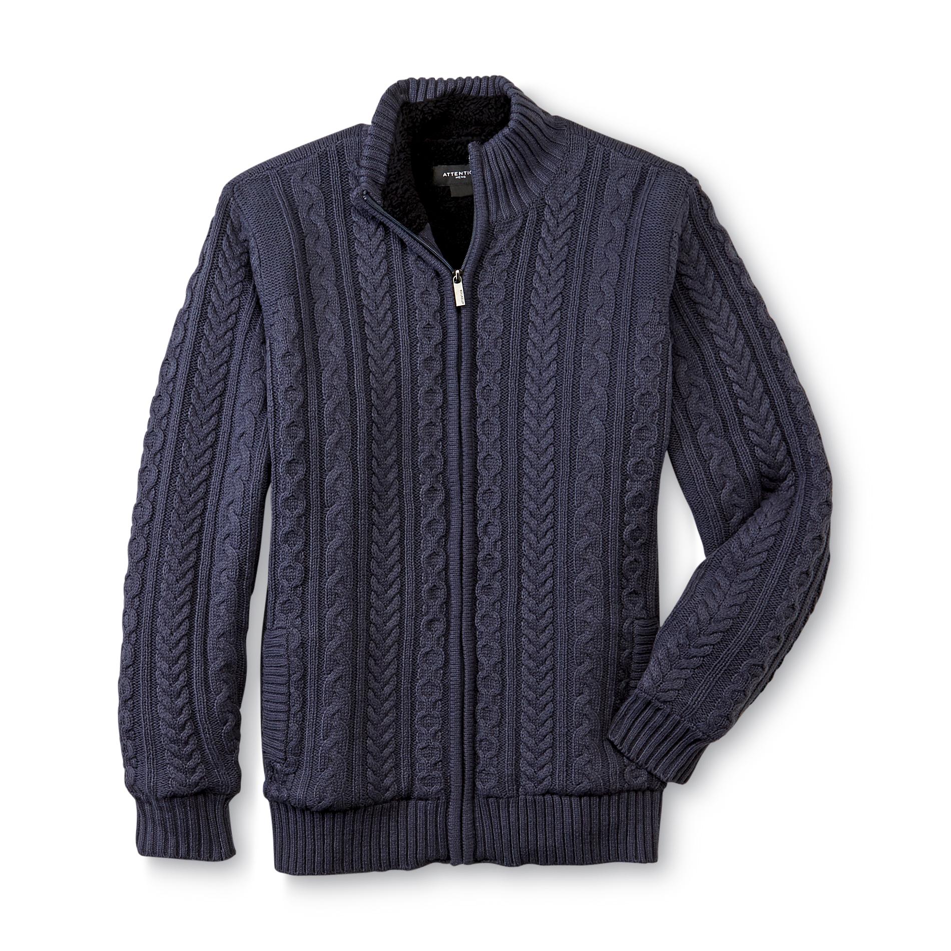 Attention Men's Cable Knit Sweater