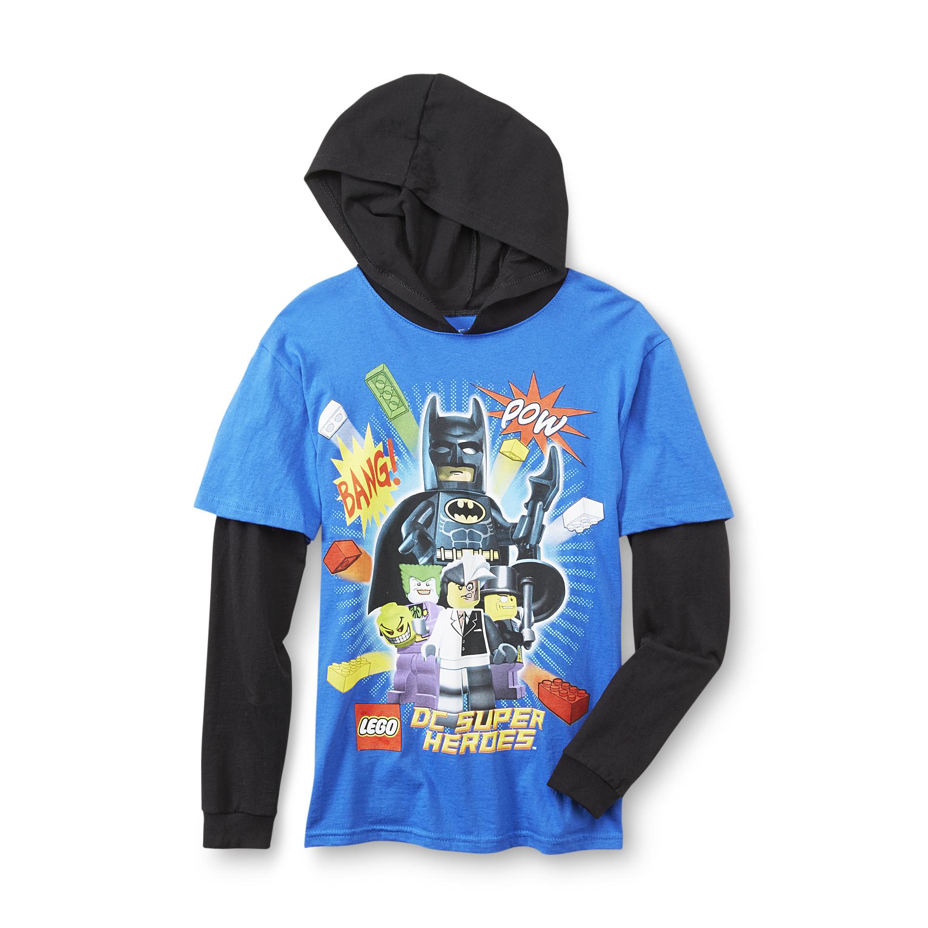 LEGO Batman Boy's Hoodie T-Shirt