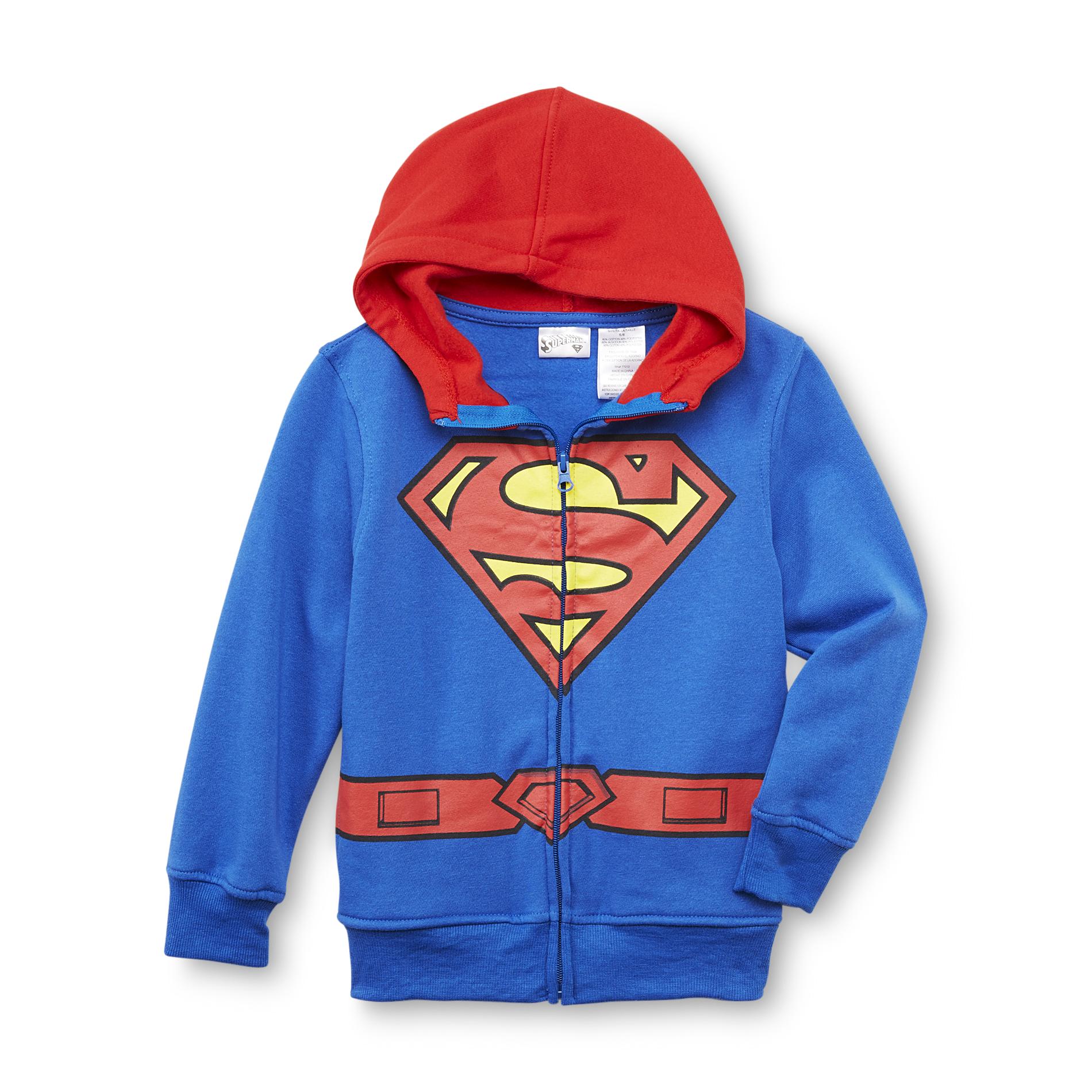 DC Comics Superman Boy's Costume Hoodie Jacket