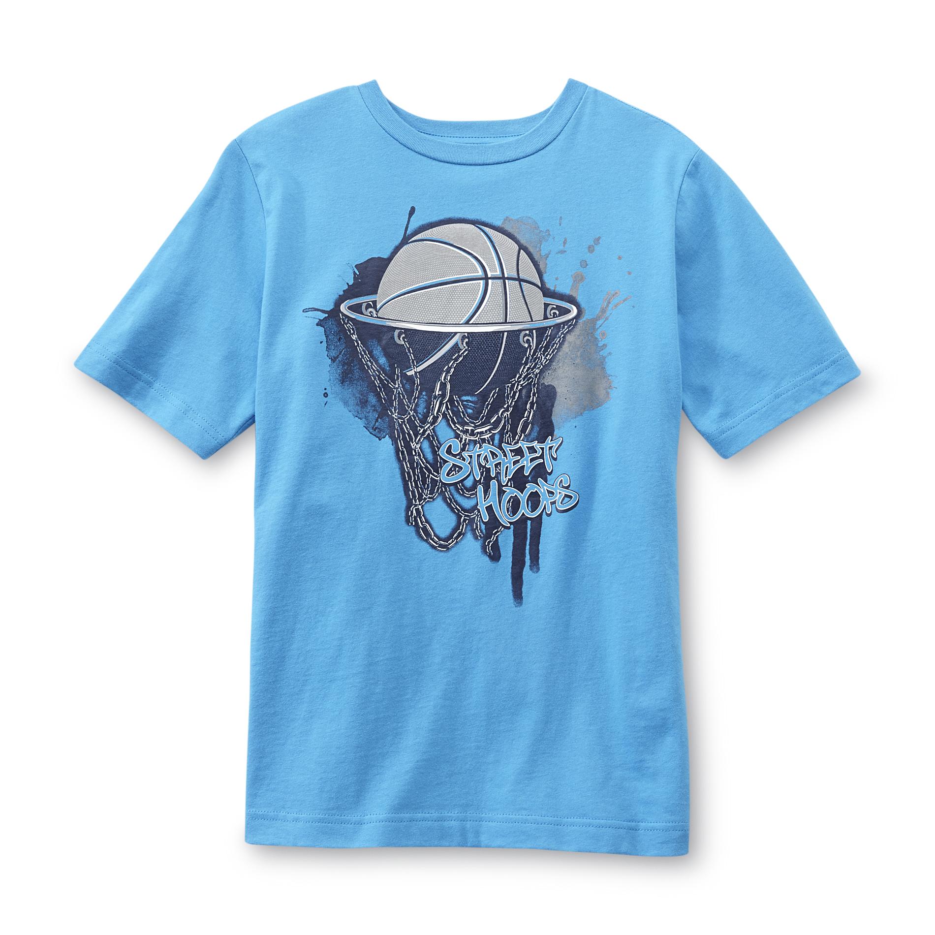 Athletech Boy's Graphic T-Shirt - Basketball