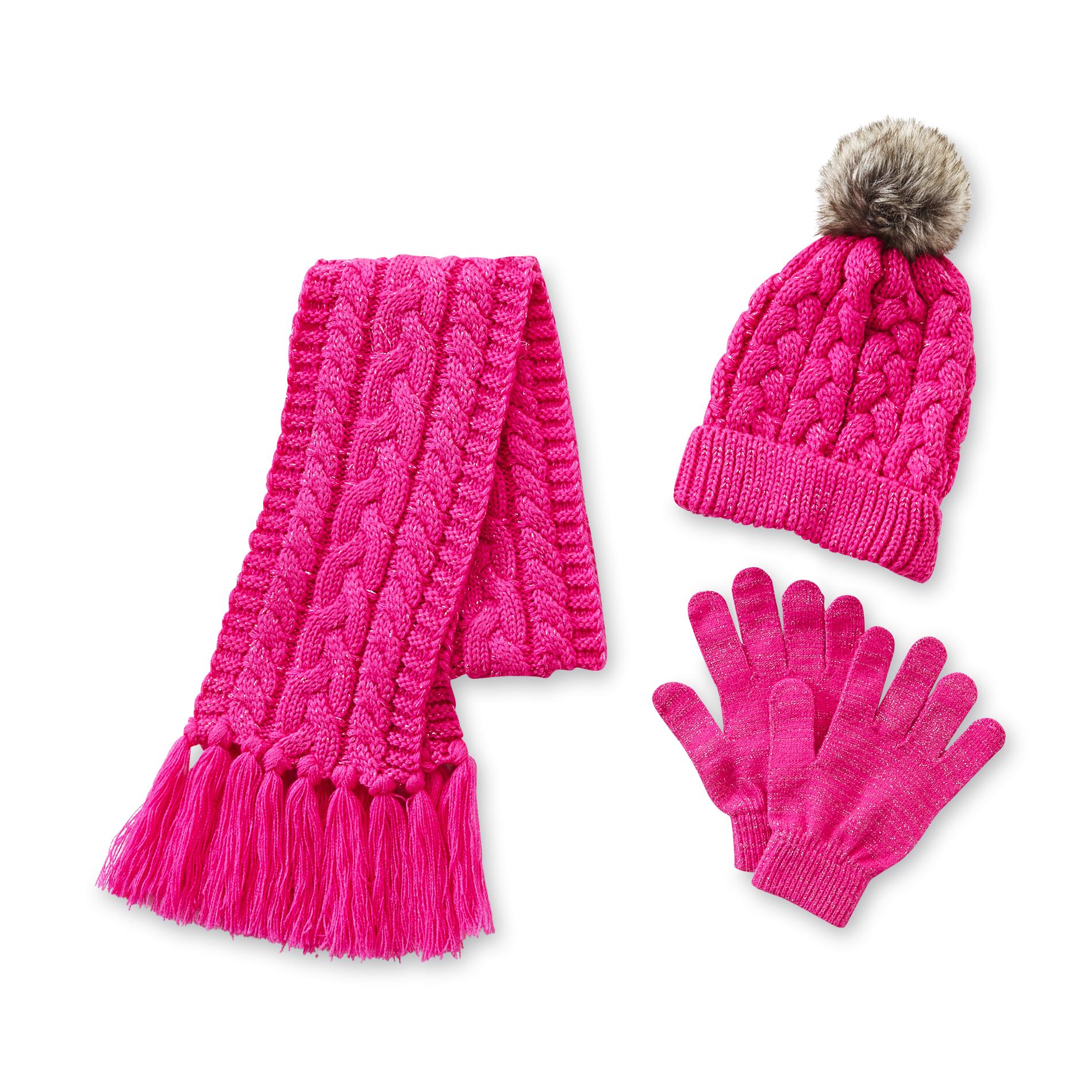 Toby N.Y.C. Girl's Scarf  Hat & Gloves