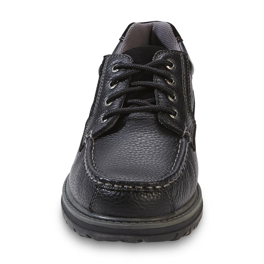 Thom McAn Men's Saul Leather Casual Oxford - Black