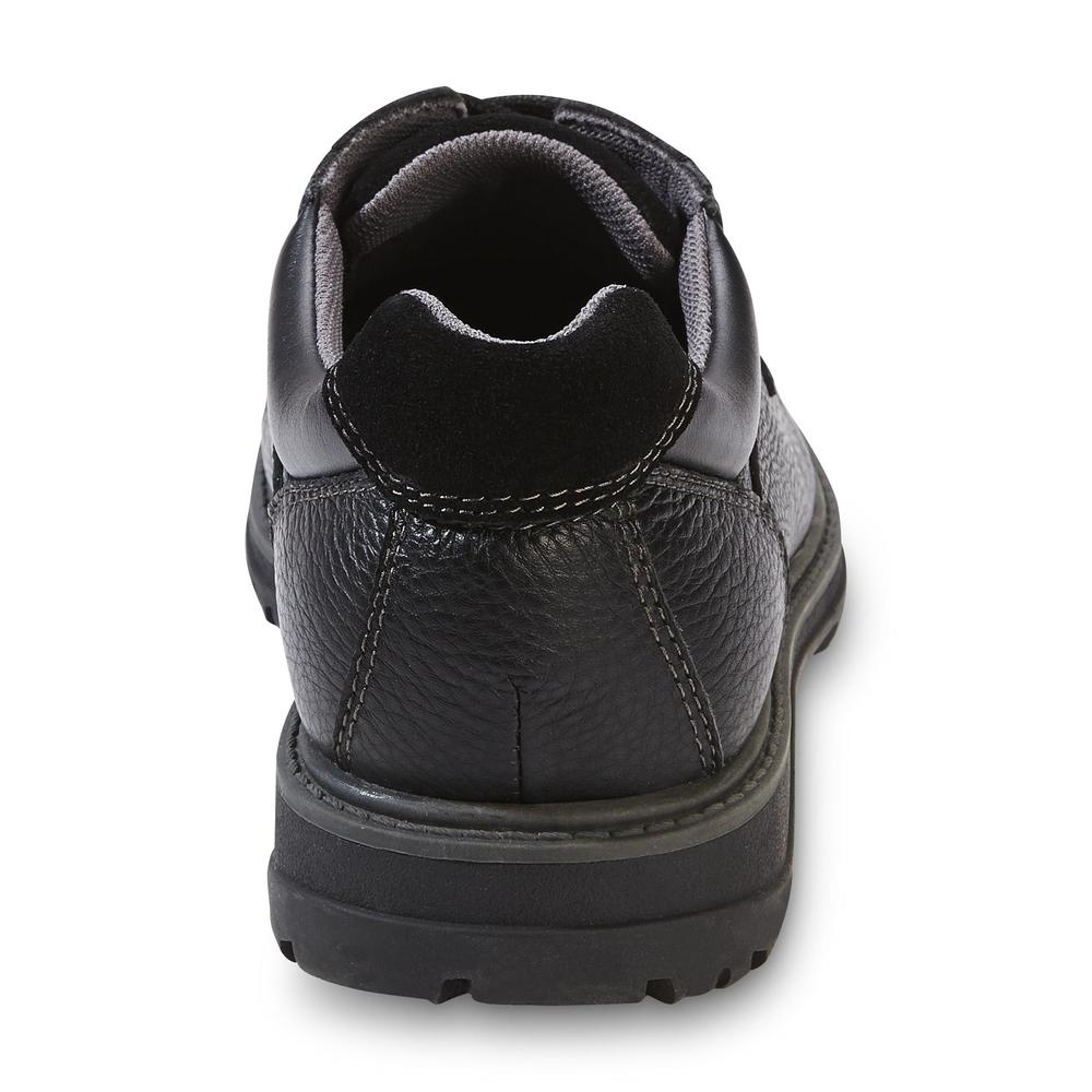 Thom McAn Men's Saul Leather Casual Oxford - Black