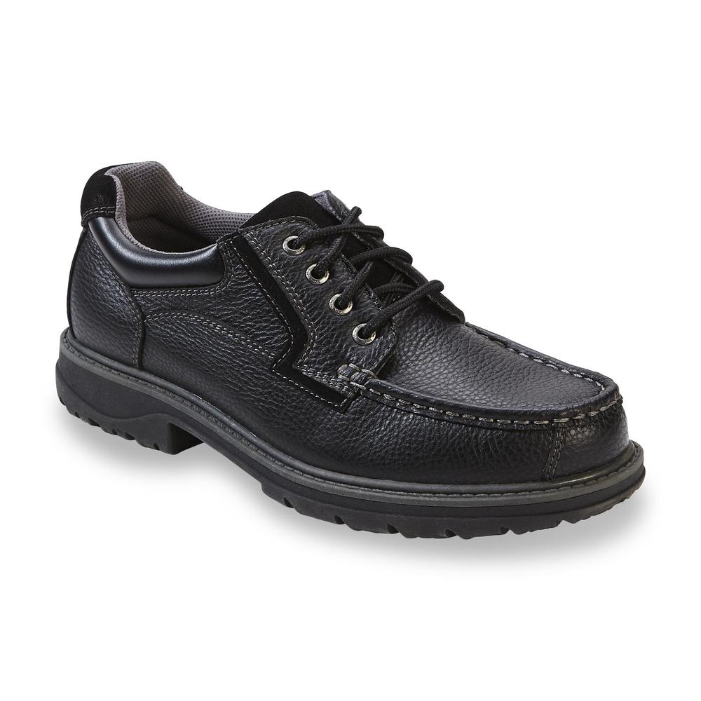 Thom McAn Men's Saul Leather Casual Oxford - Black