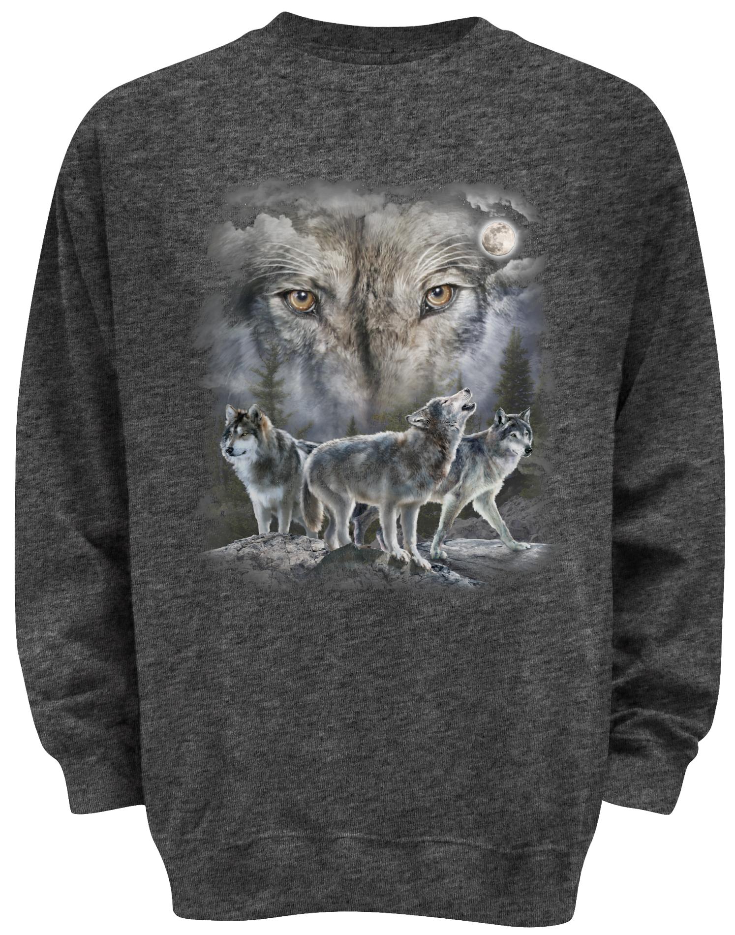 Men's Sweatshirt - Wolf Pack