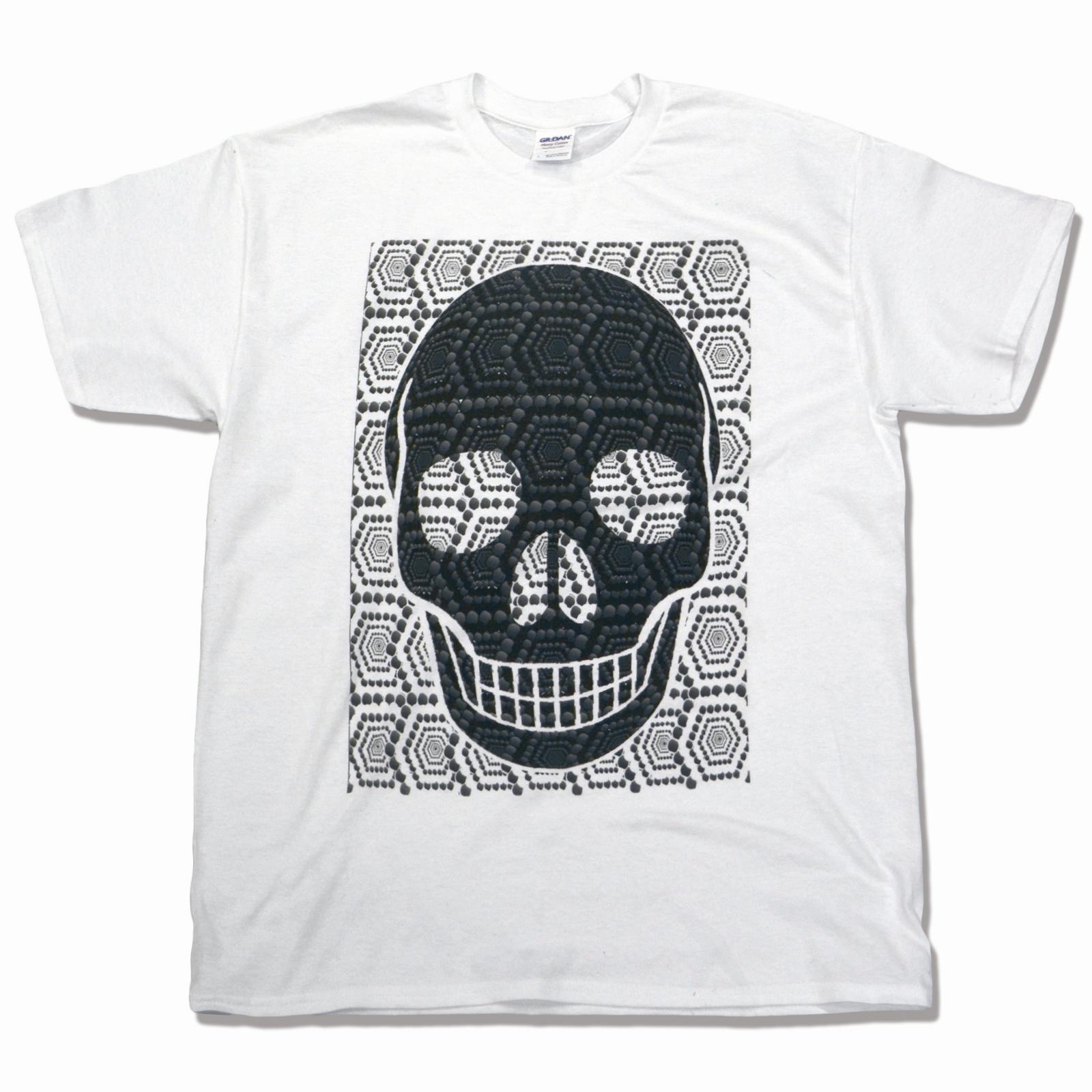 Men's Graphic T-Shirt - Beaded Skull