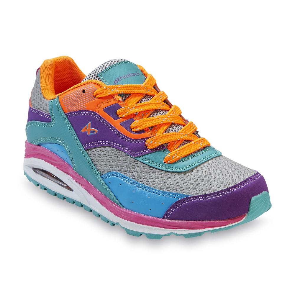 Athletech Women's Bobby Orange/Gray Athletic Shoe