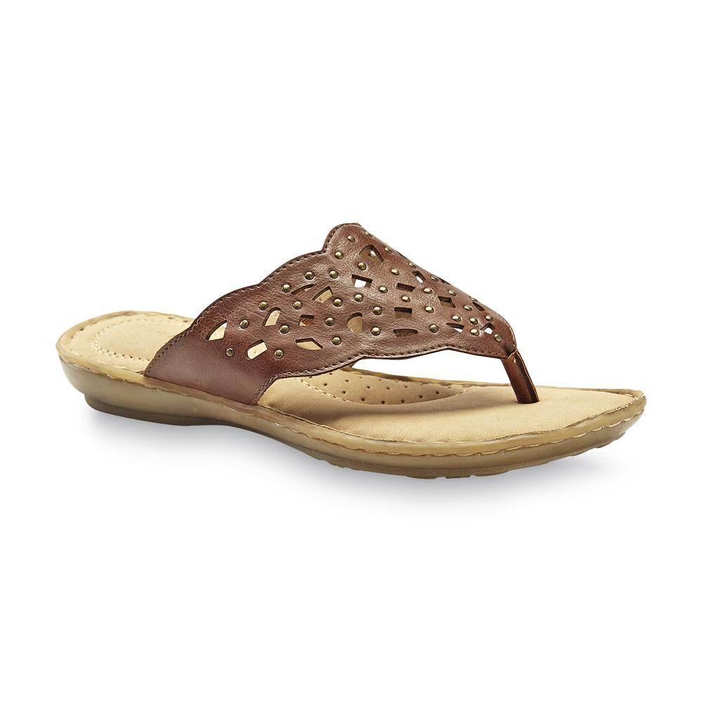 Wear Ever Women's Cabana Thong Sandal - Brown