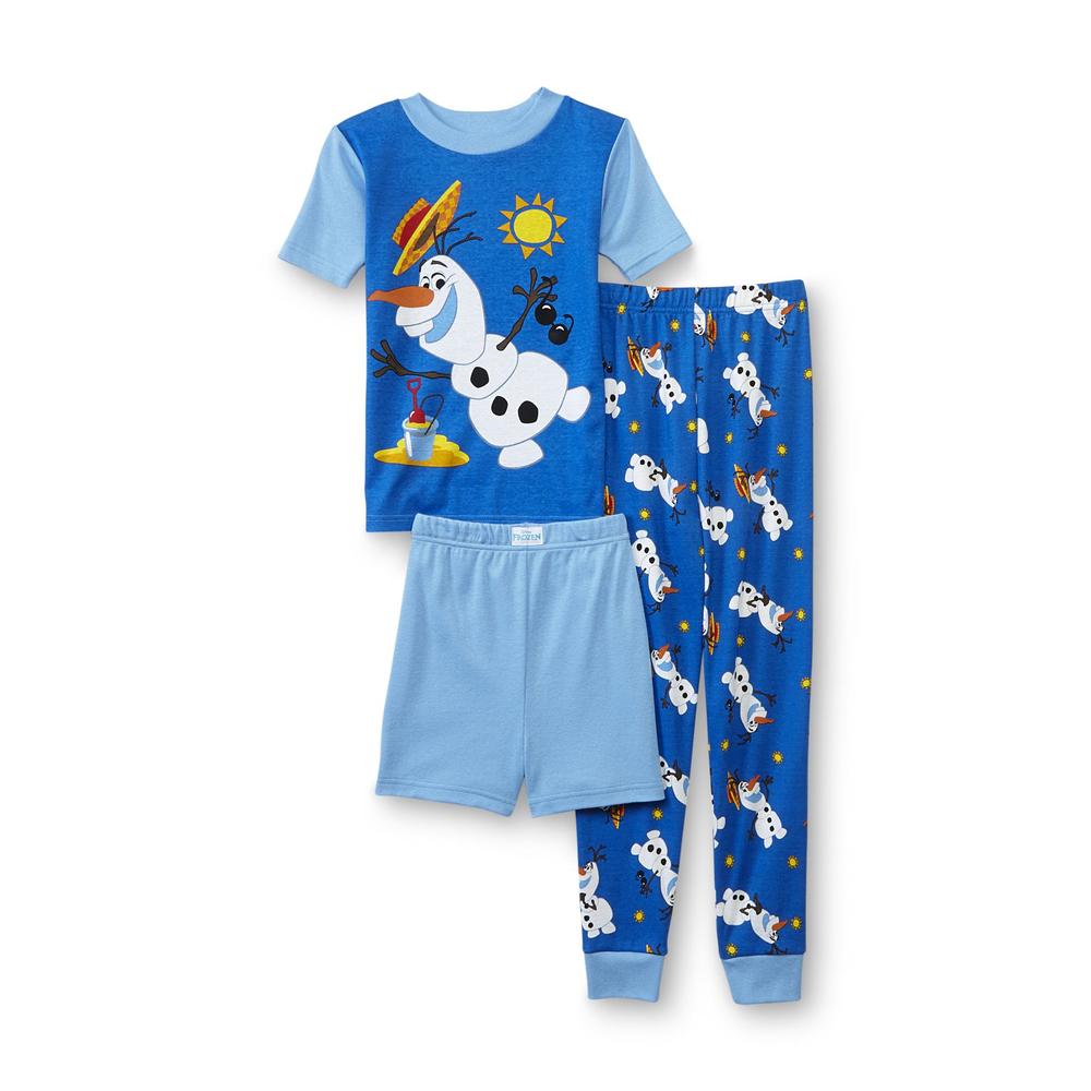 Disney Frozen Boy's Pajama Shirt  Shorts & Pants - Olaf