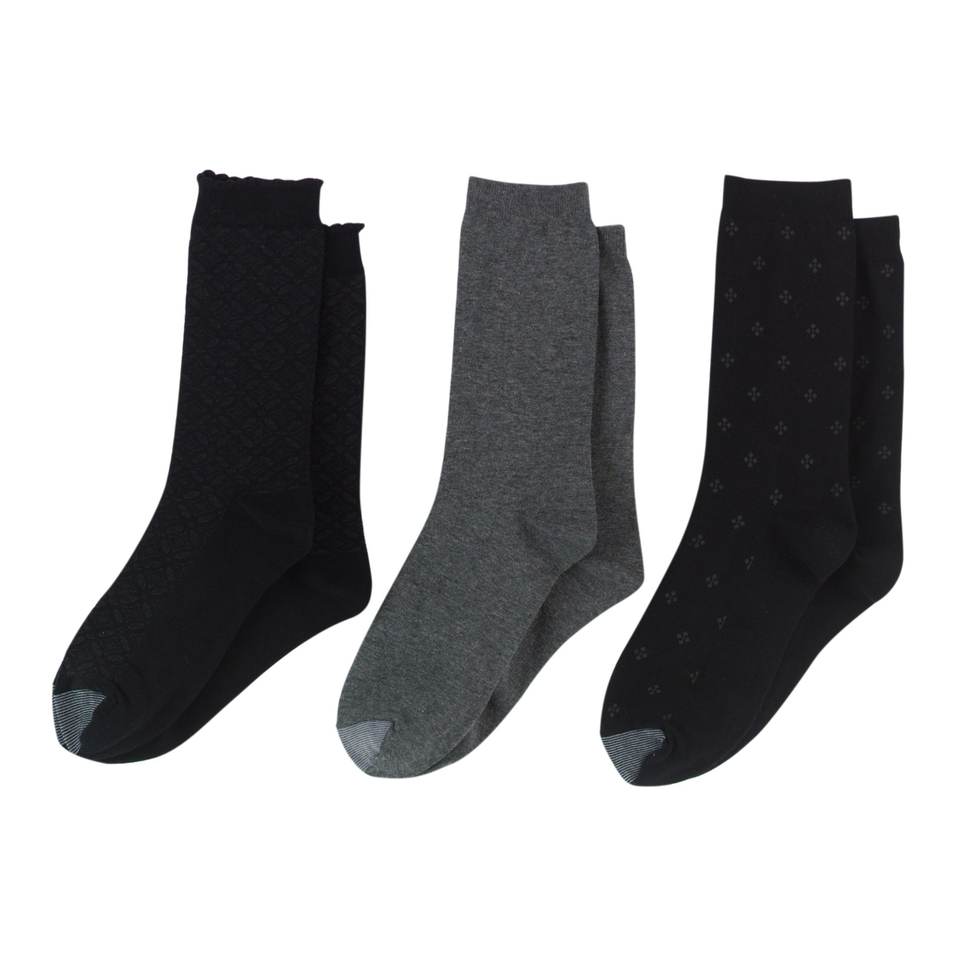 Silvertoe Plus Size Wardrobe Dress Socks