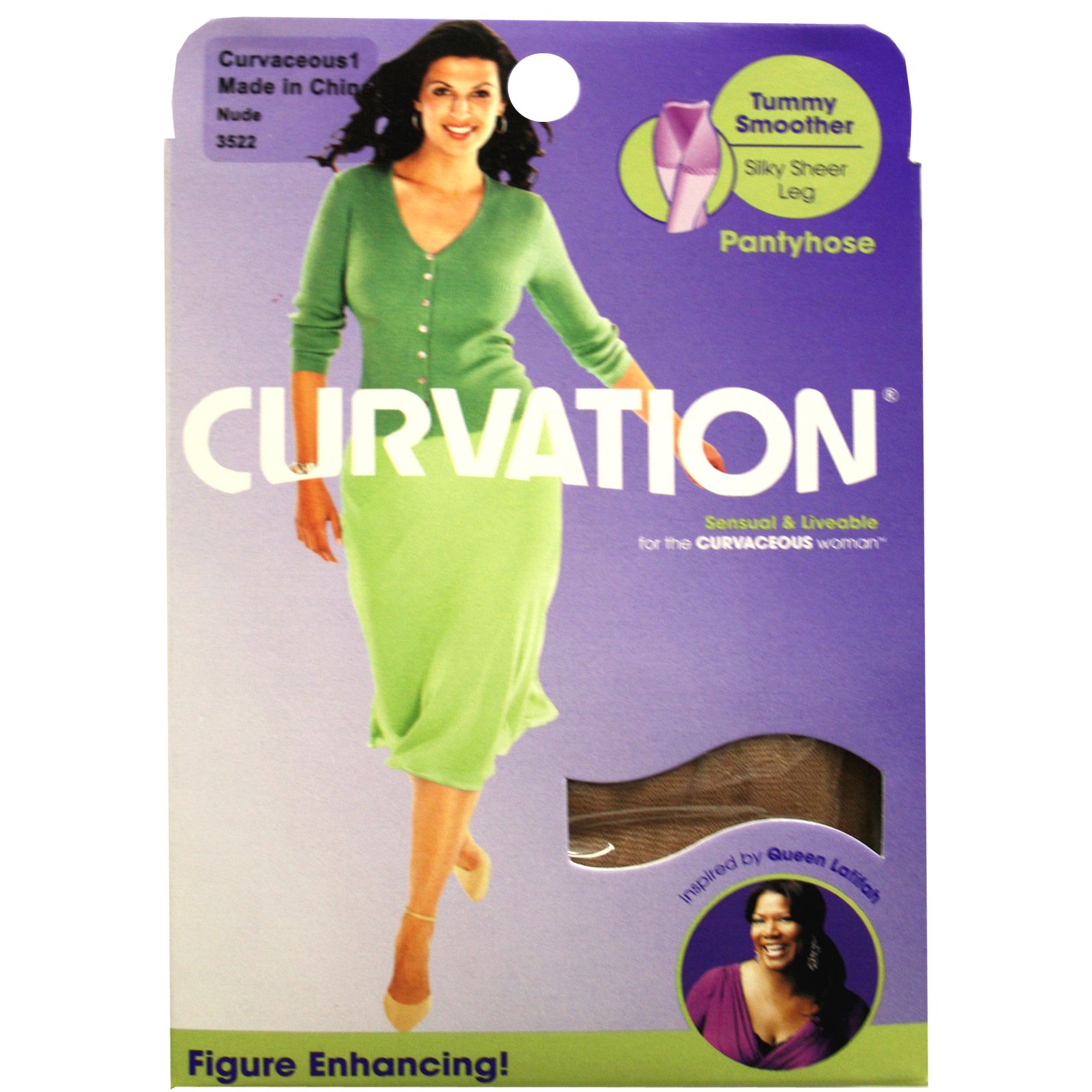 Curvation Women's Tummy Smoother Pantyhose