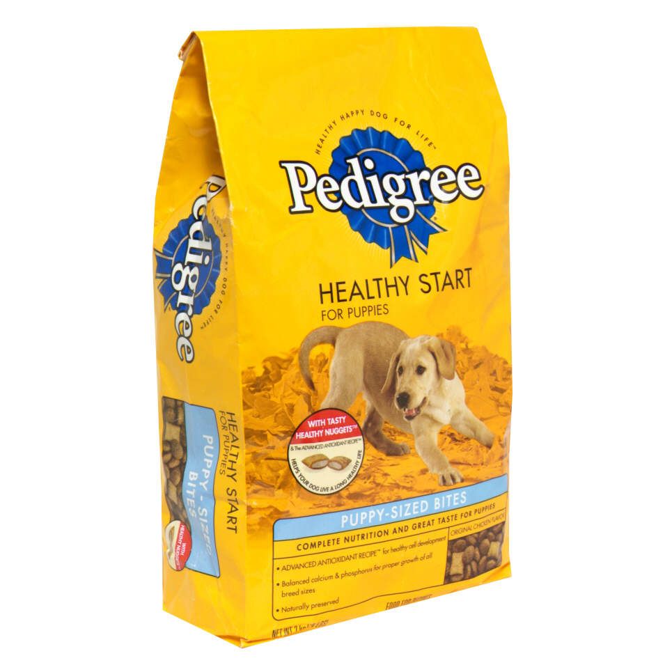 Pedigree Healthy Start Food for Puppies, Puppy-Sized Crunchy Bites, 4.4 lb (2 kg)