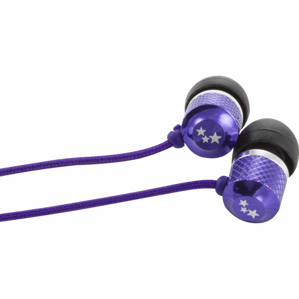 Able Planet SH180PRM-SI170PR Musician's Choice On-Ear Stereo Headphone/Sound Isolation Earphone Combo - Purple