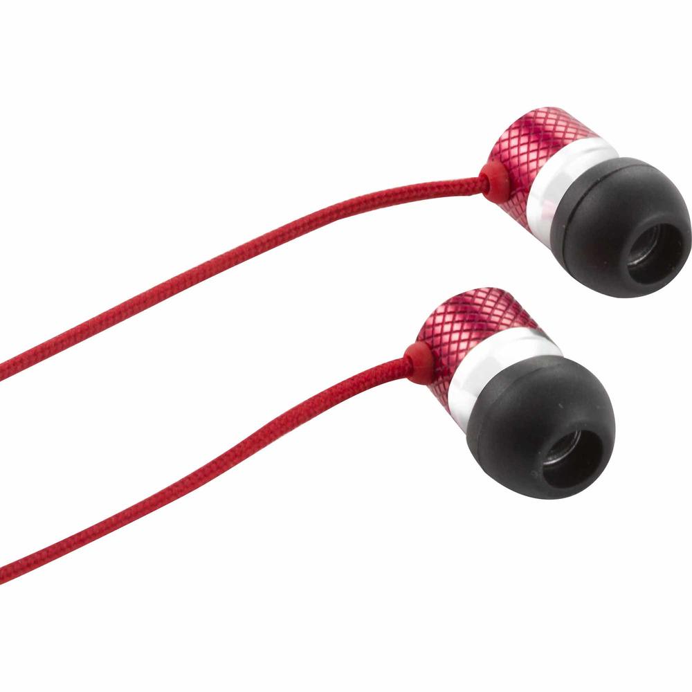 Able Planet SH180RDM-SI170RD Musician's Choice On-Ear Stereo Headphone/Sound Isolation Earphone Combo - Red