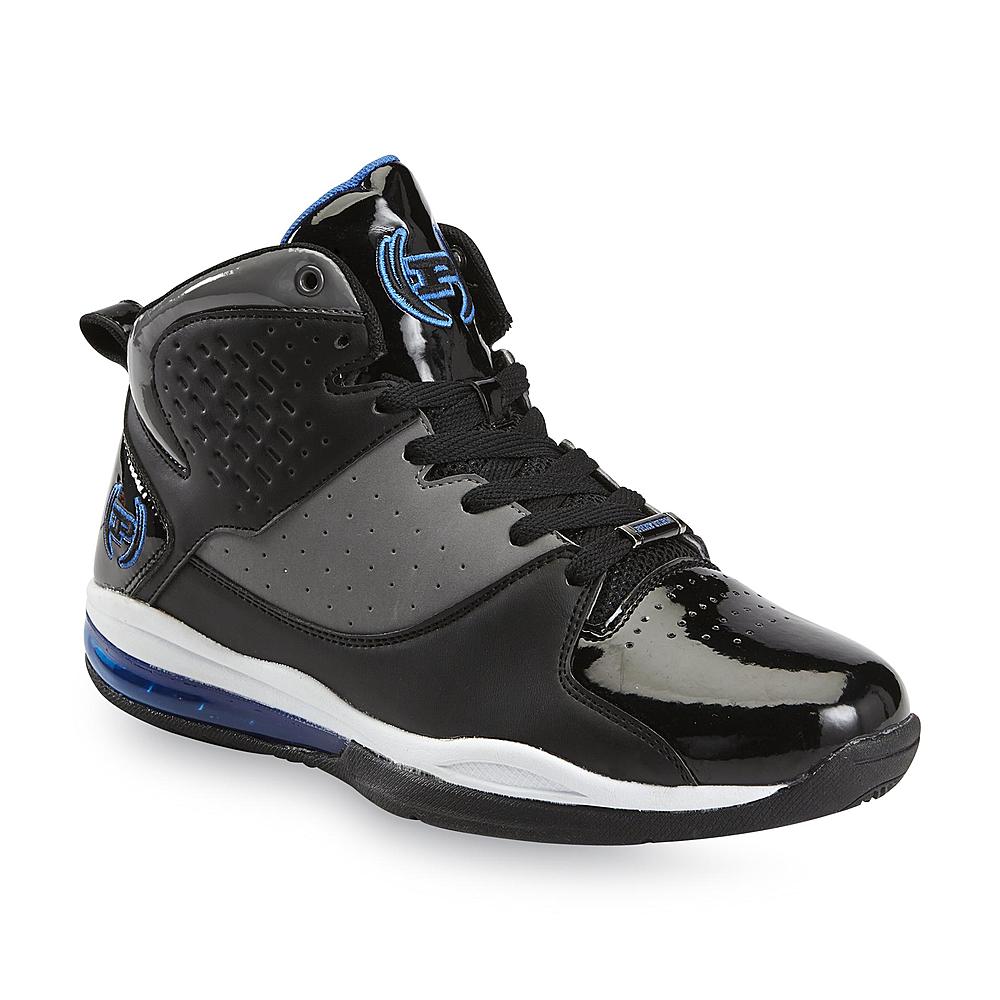 Phat Farm Men's Camby Speckle Black/Gray/Blue High-Top Athletic Shoe