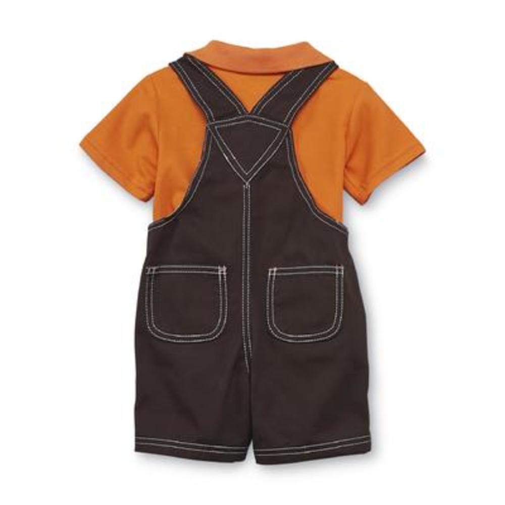 Little Rebels Infant Boy's Polo Shirt & Shortalls - Safari