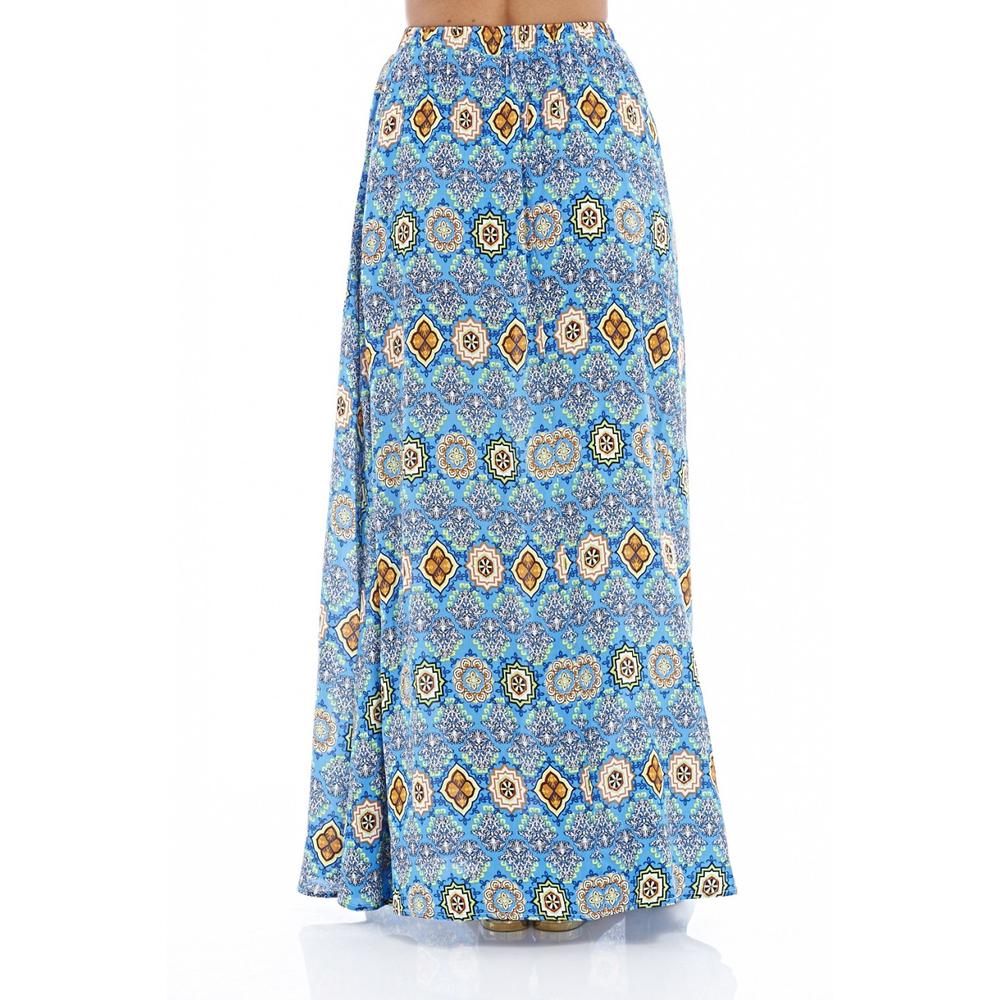 AX Paris Women's Printed Summer Maxi Skirt - Online Exclusive