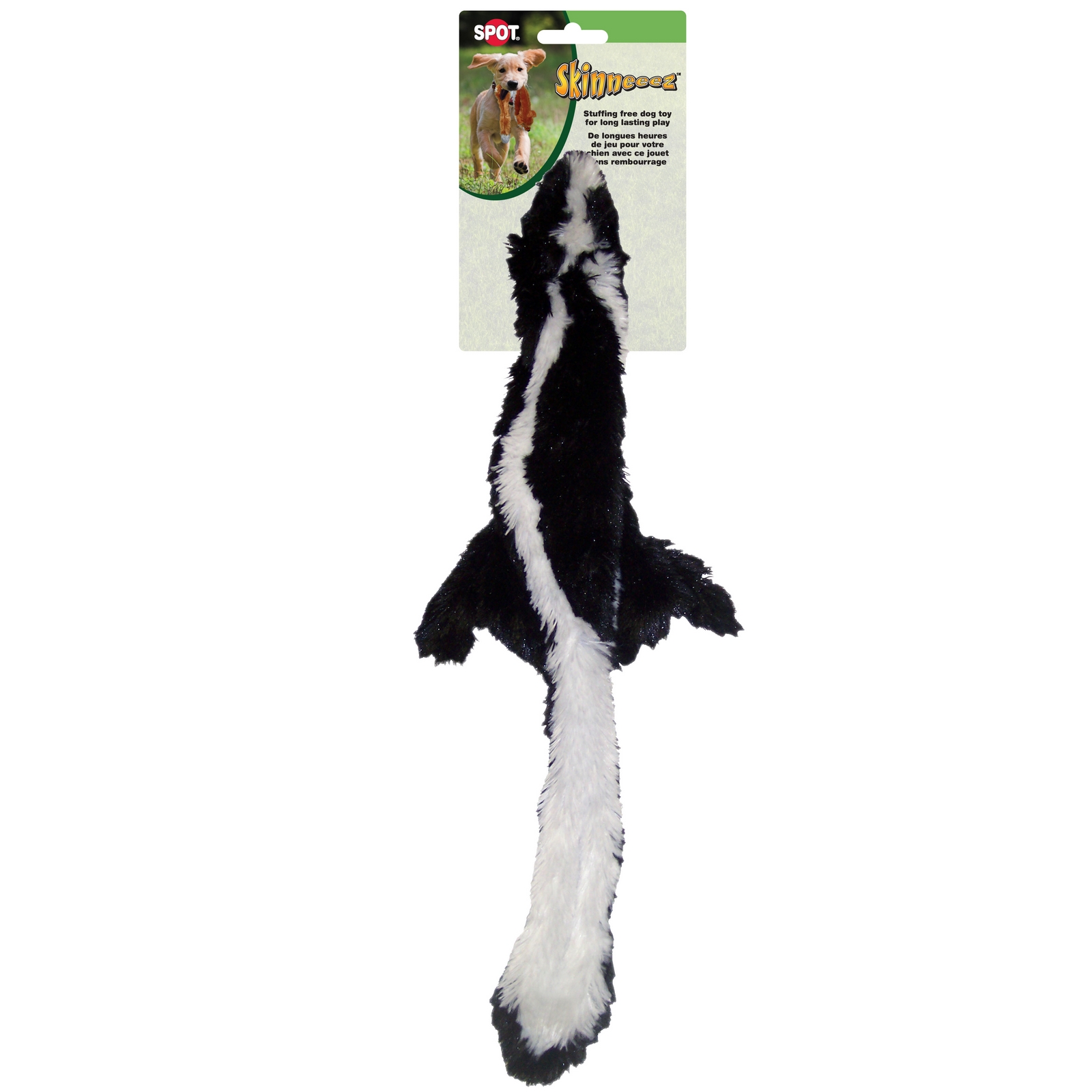 Skinneeez Stuffing Free Dog Toy 23" Skunk