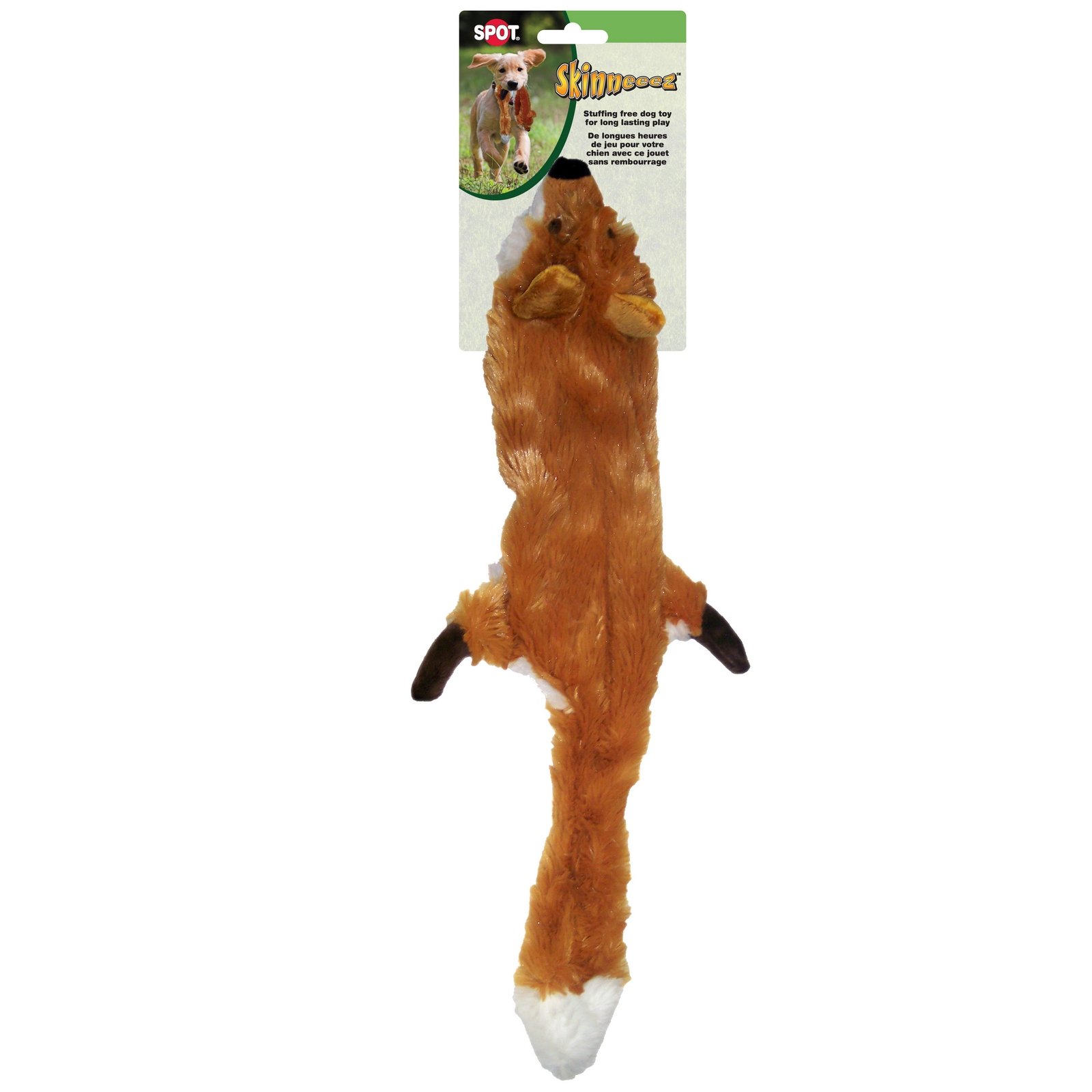 Skinneeez Stuffing Free Dog Toy 23" Fox