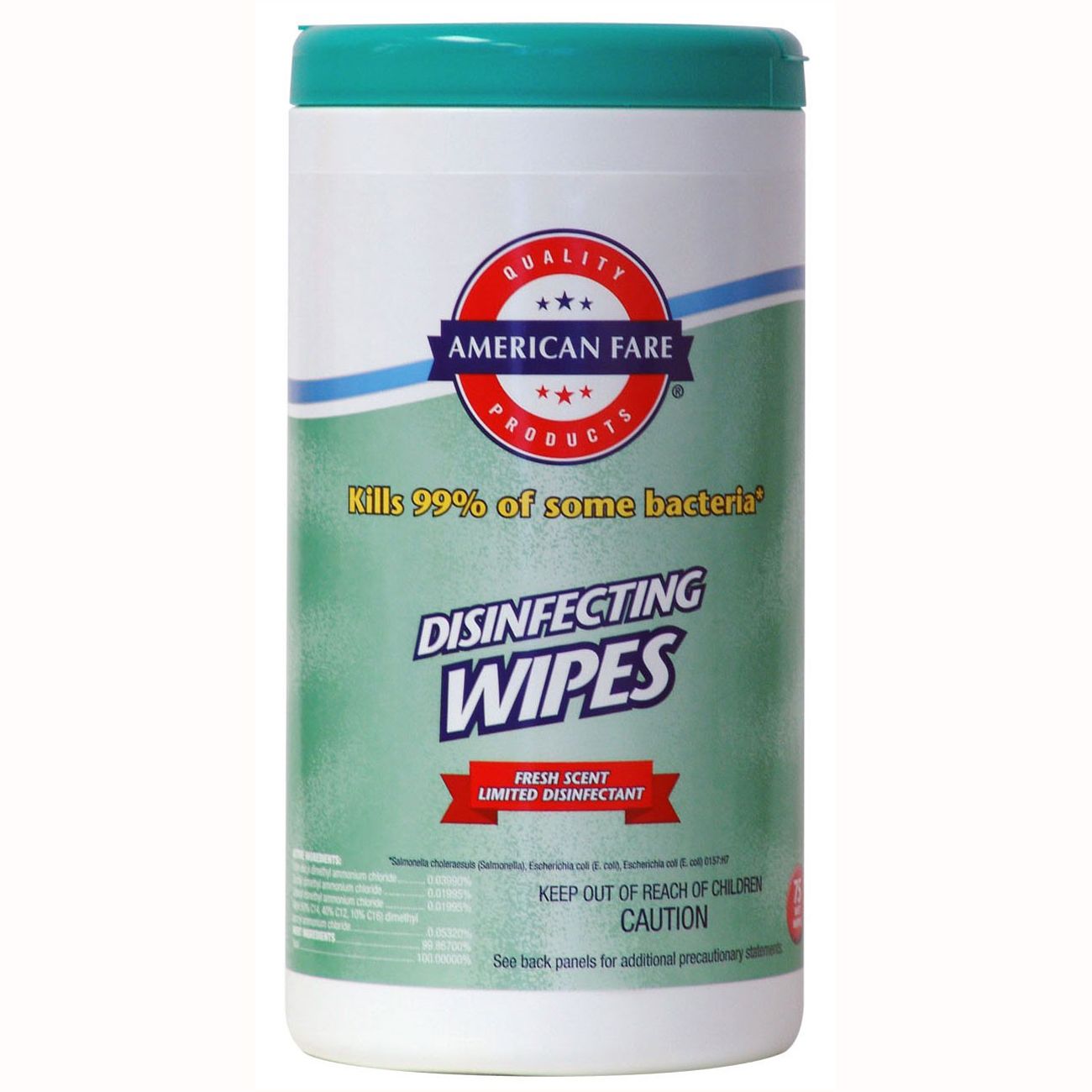 American Fare Disinfecting Wipes Fresh Scent 75 Count