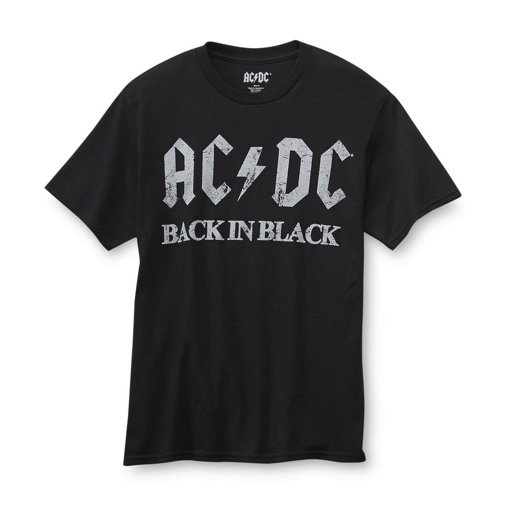 C-Life AC/DC Men's Graphic T-Shirt - Back In Black