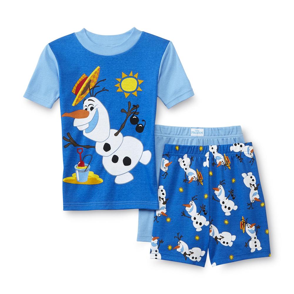 Disney Frozen Boy's Pajama Shirt & 2-Pairs Pajama Shorts - Olaf