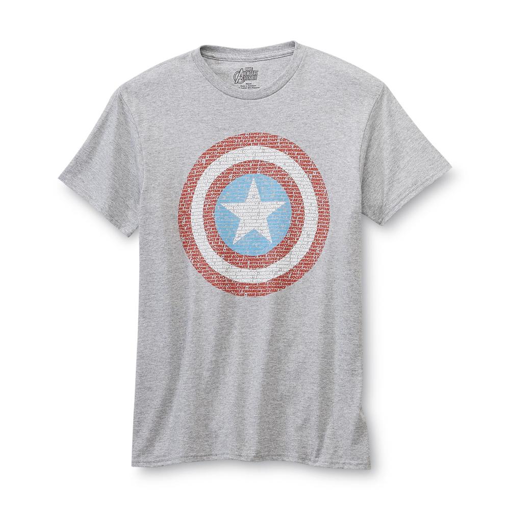 Marvel Captain America Men's Graphic T-Shirt - Shield
