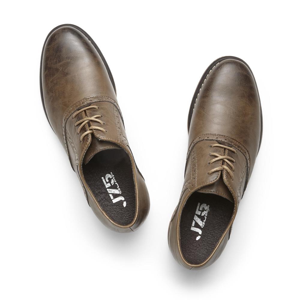 J75 by Jump Men's Finley Brogued Oxford Shoe - Tan