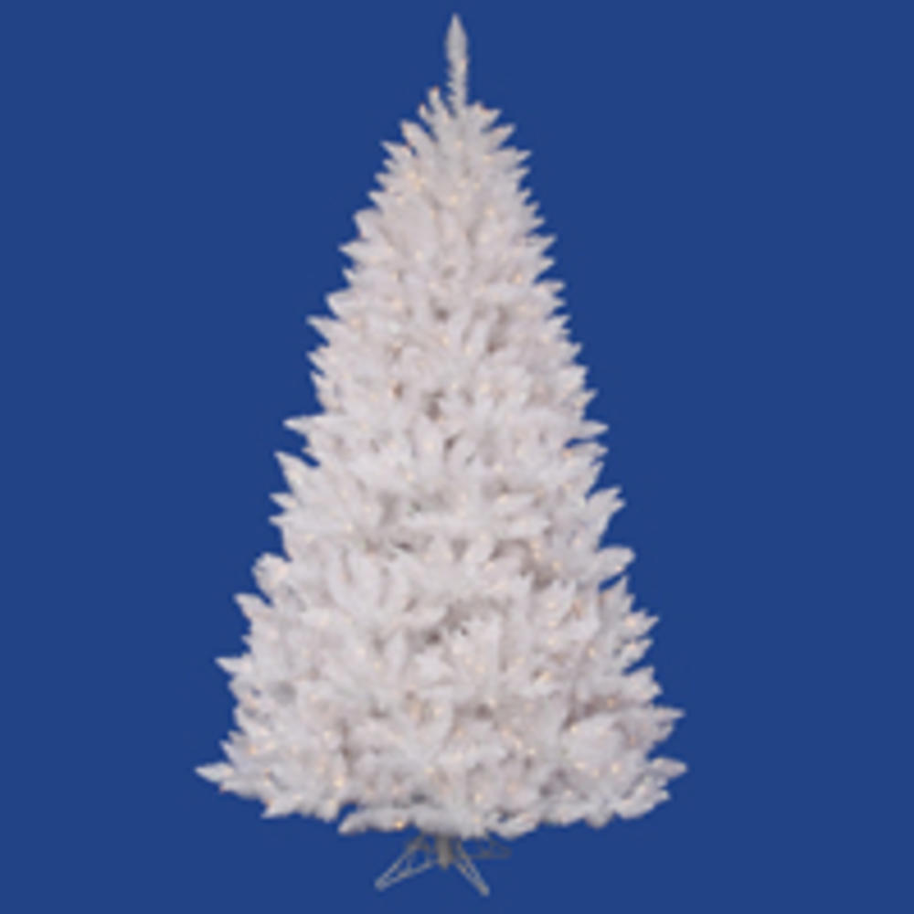 Vickerman 3.5' Sparkle White Spruce Tree with 100 LED Frosted Pure White Lights
