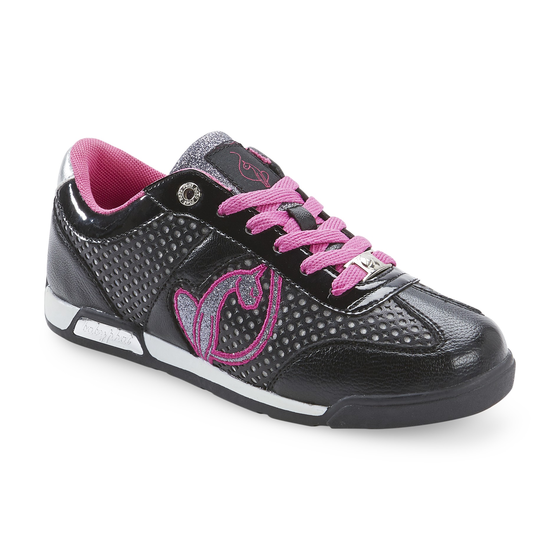 Baby Phat Women's Tula Black/Pink Athletic Shoe