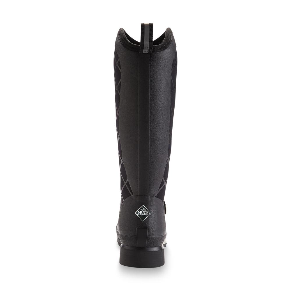 The Original Muck Boot Company Women's Pacy 2 Black/Grid Water-Resistant Cold Weather Snow Boot
