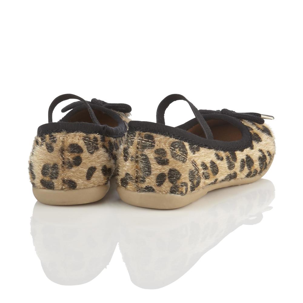 Carter's Toddler Girl's Kate Cheetah Faux Fur Ballet Shoe