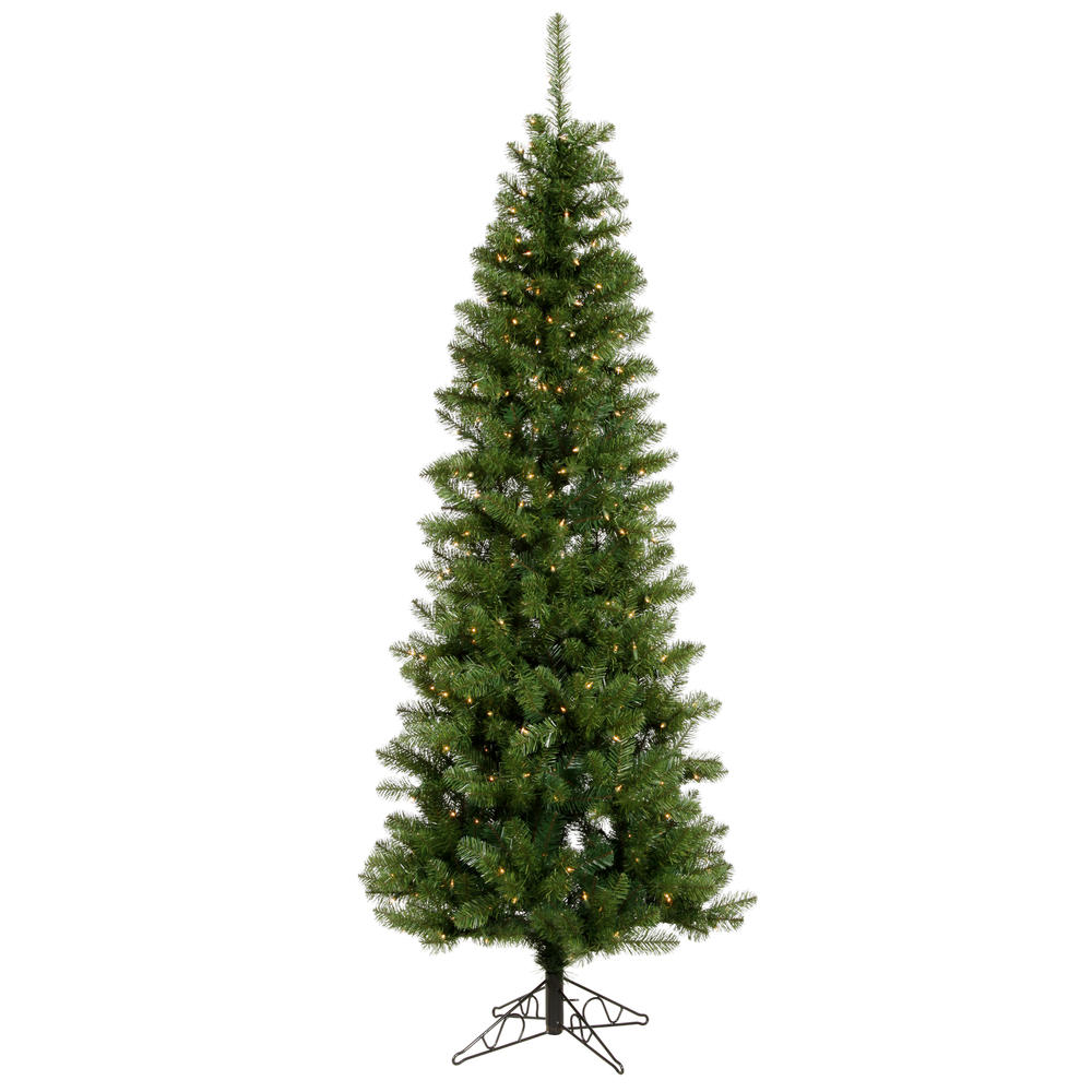 Vickerman 4.5'  Salem Pencil Pine Tree with 100 LED Frosted Italian Lights