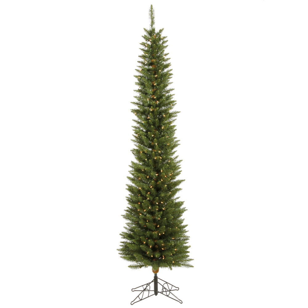 Vickerman 6.5' Durham Pole Pine Tree with 200 LED Frosted Italian Lights