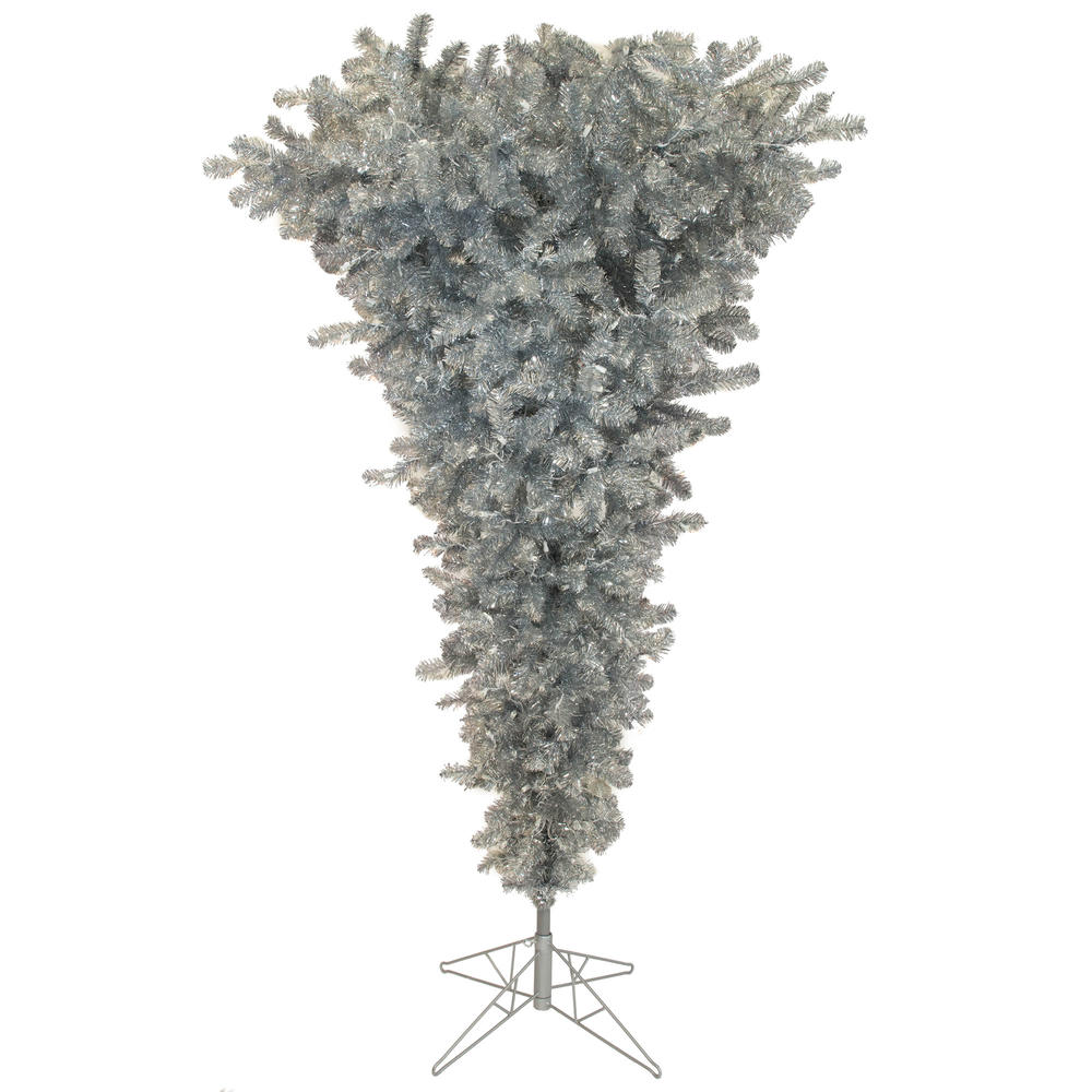 Vickerman 5.5' Silver Upside Down Tree with 250 Clear Dura-Lit Lights